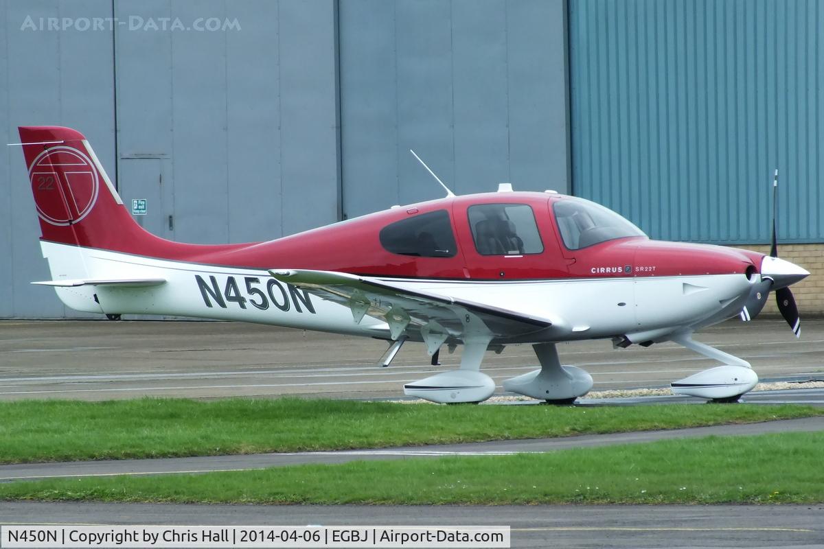 N450N, Cirrus SR22T C/N 0121, visitor from Lee-on-Solent
