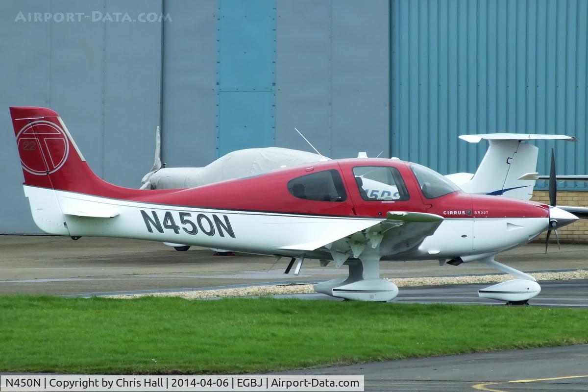 N450N, Cirrus SR22T C/N 0121, visitor from Lee-on-Solent