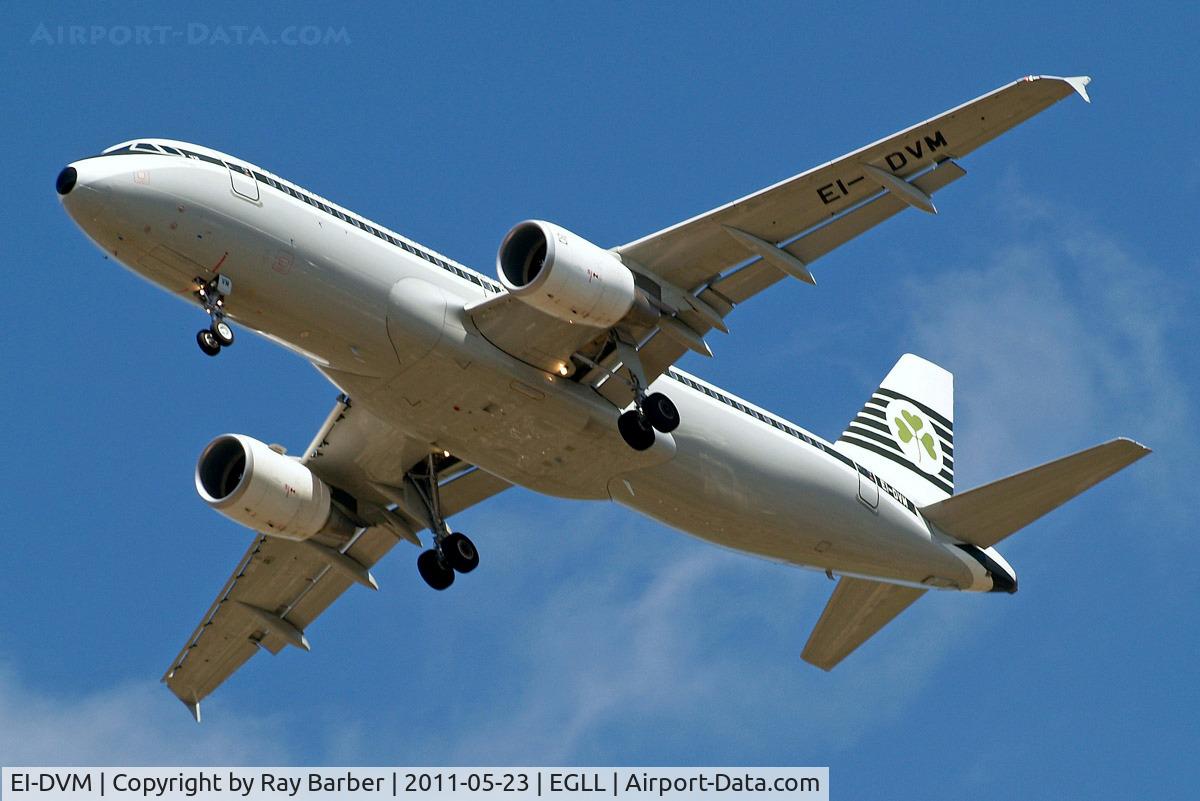 EI-DVM, 2011 Airbus A320-214 C/N 4634, Aibus A320-214 [4634] (Aer Lingus) Home~G 23/05/2011. On approach 27R.