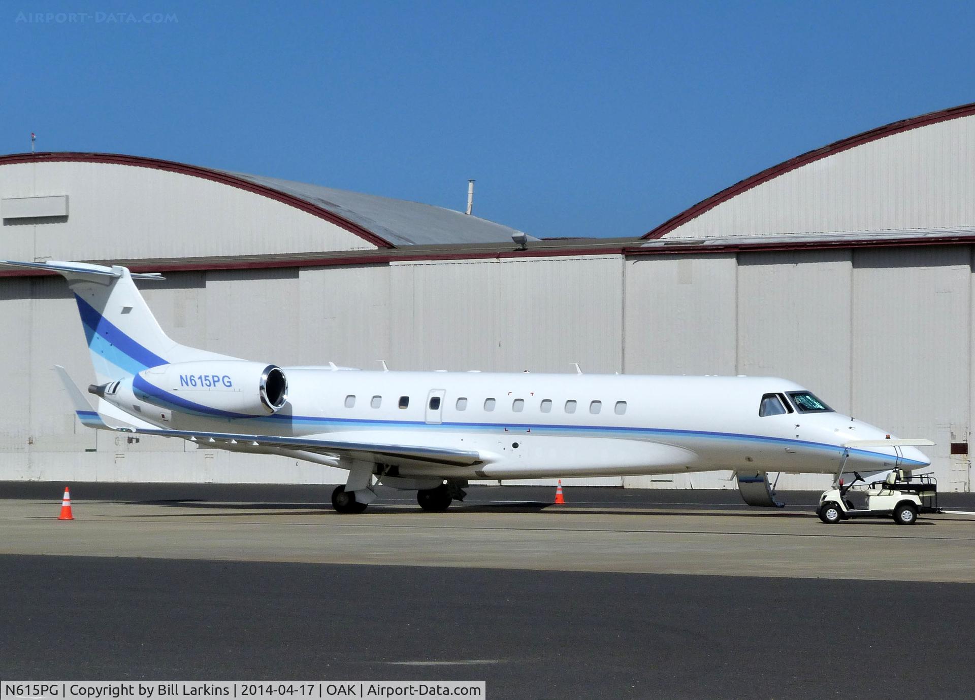 N615PG, 2007 Embraer EMB-135BJ Legacy C/N 14501004, Still flying at Oakland.