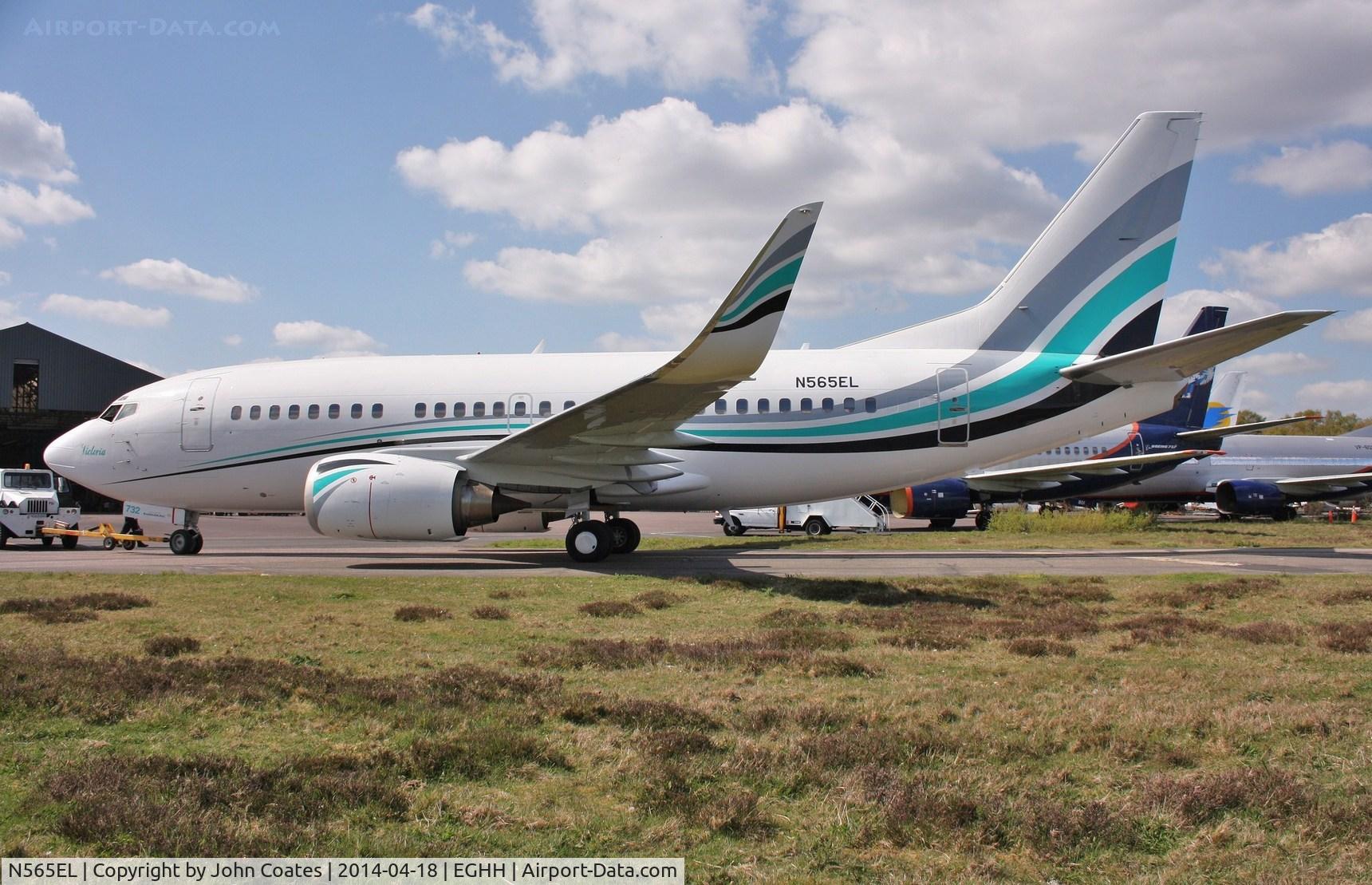 N565EL, 1991 Boeing 737-59D C/N 25065, Paint finished and engines fitted...now named 