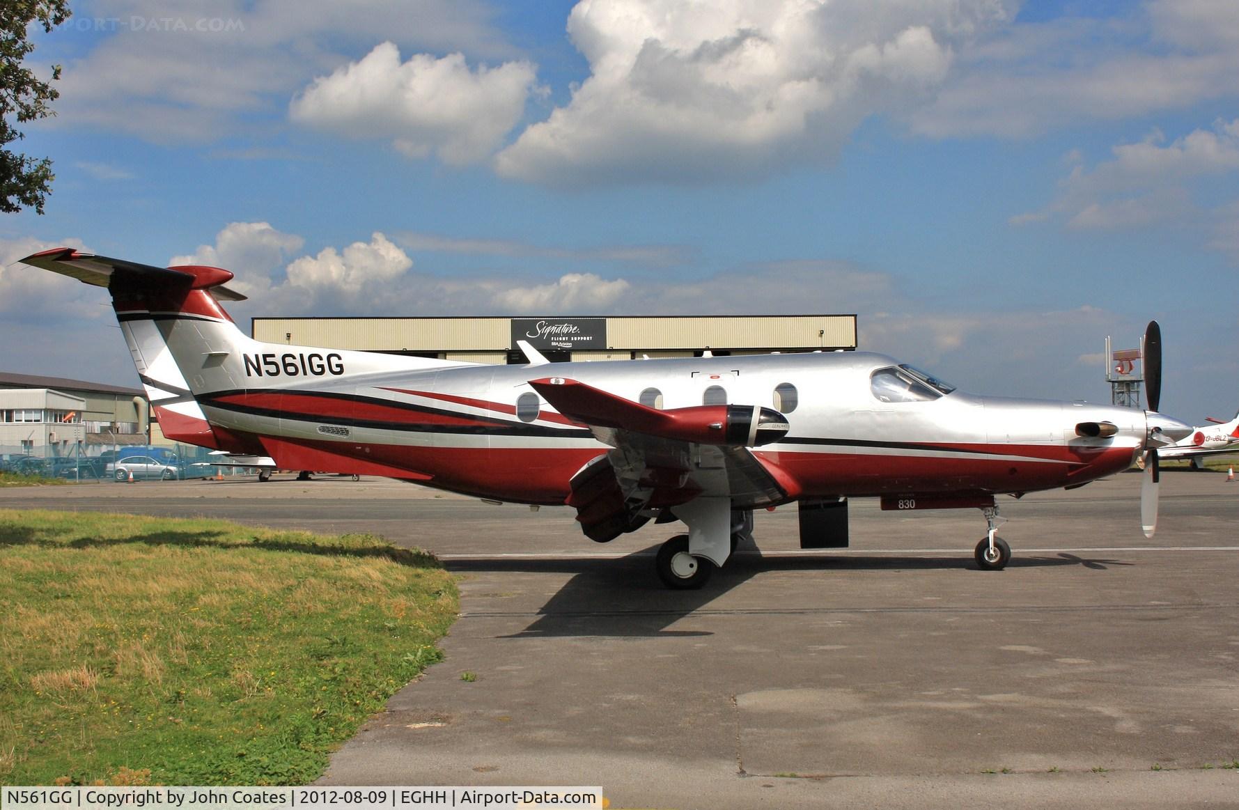 N561GG, 2007 Pilatus PC-12/47 C/N 830, At Pilatus Centre