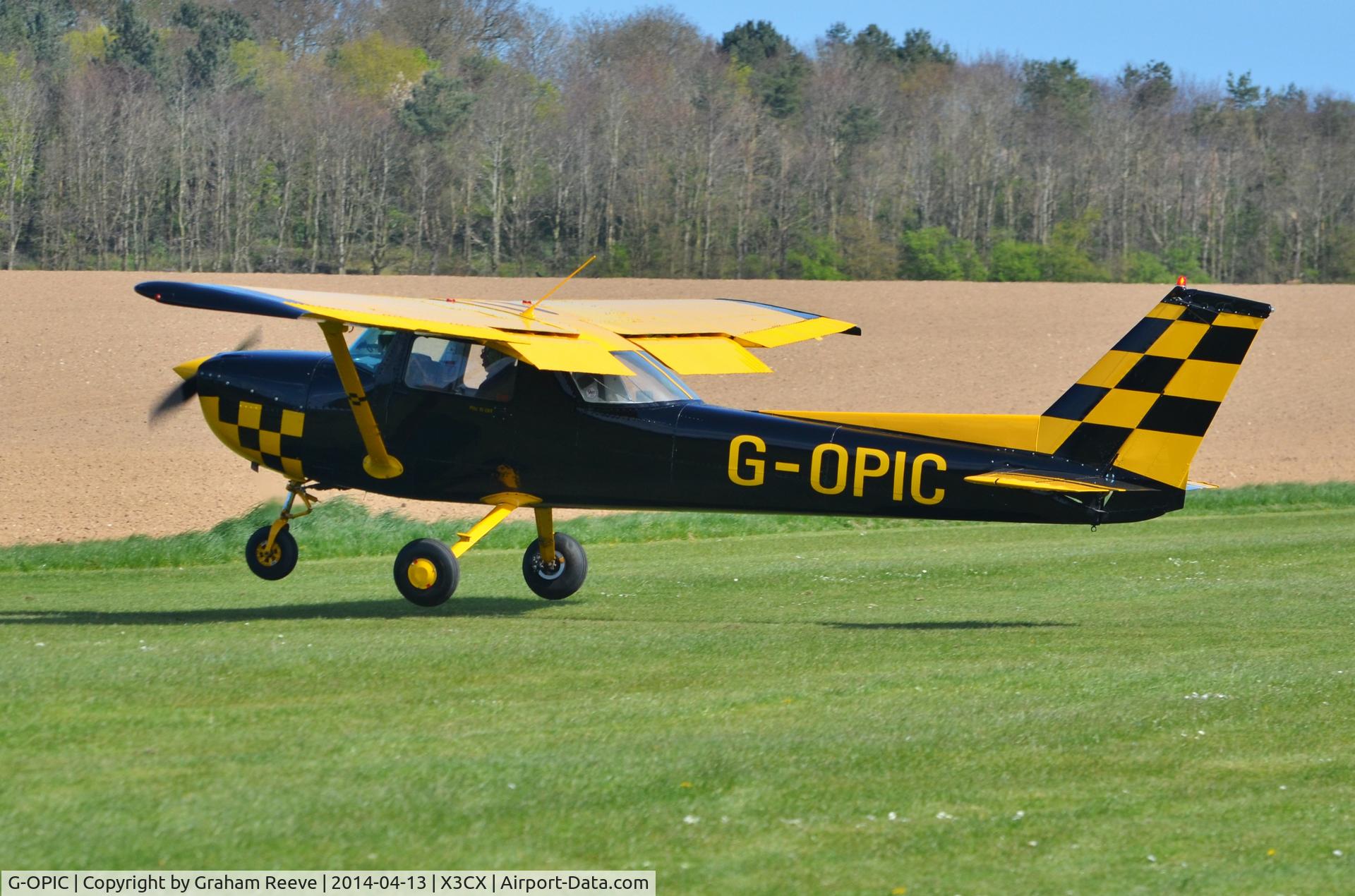 G-OPIC, 1974 Reims FRA150L Aerobat C/N 0234, Departing from Northrepps.
