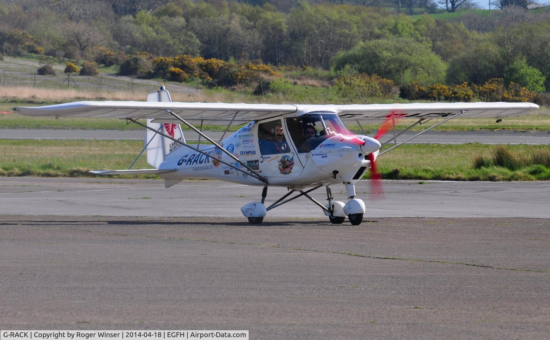 G-RACK, 2008 Comco Ikarus C42 FB100 C/N 0804-6954, Visiting Ikarus C42.