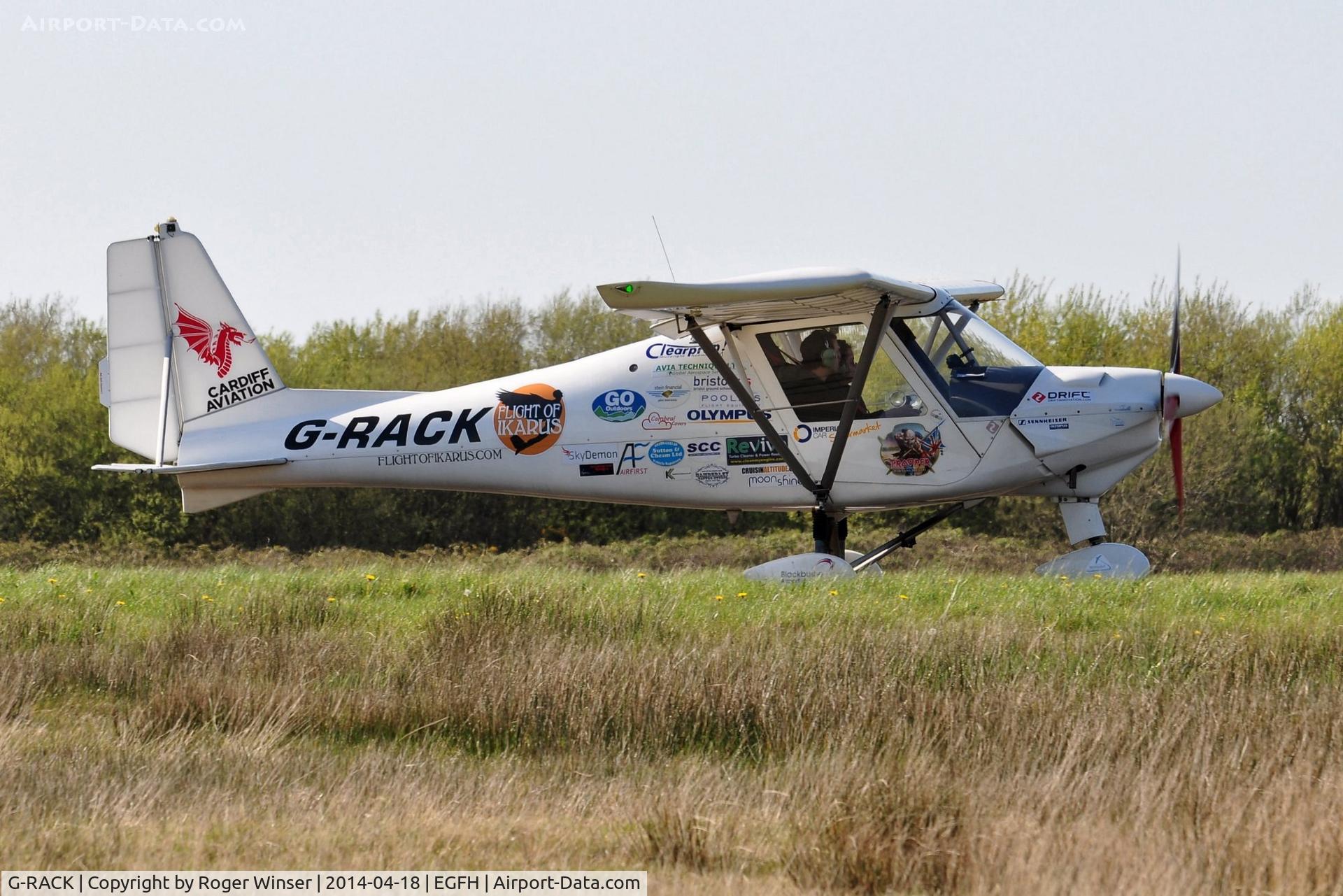 G-RACK, 2008 Comco Ikarus C42 FB100 C/N 0804-6954, Visiting Ikarus C42.