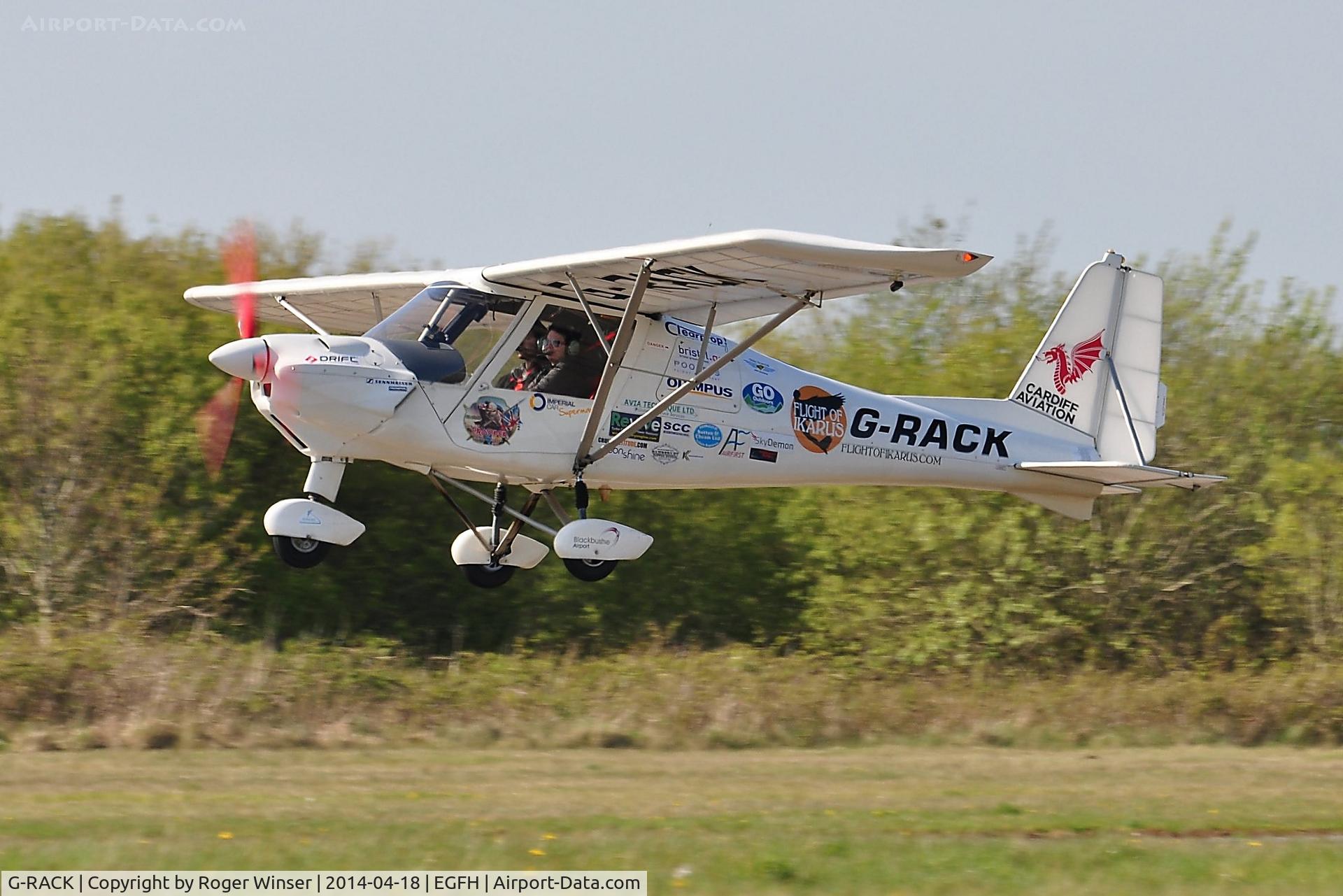 G-RACK, 2008 Comco Ikarus C42 FB100 C/N 0804-6954, Visiting Ikarus C42.