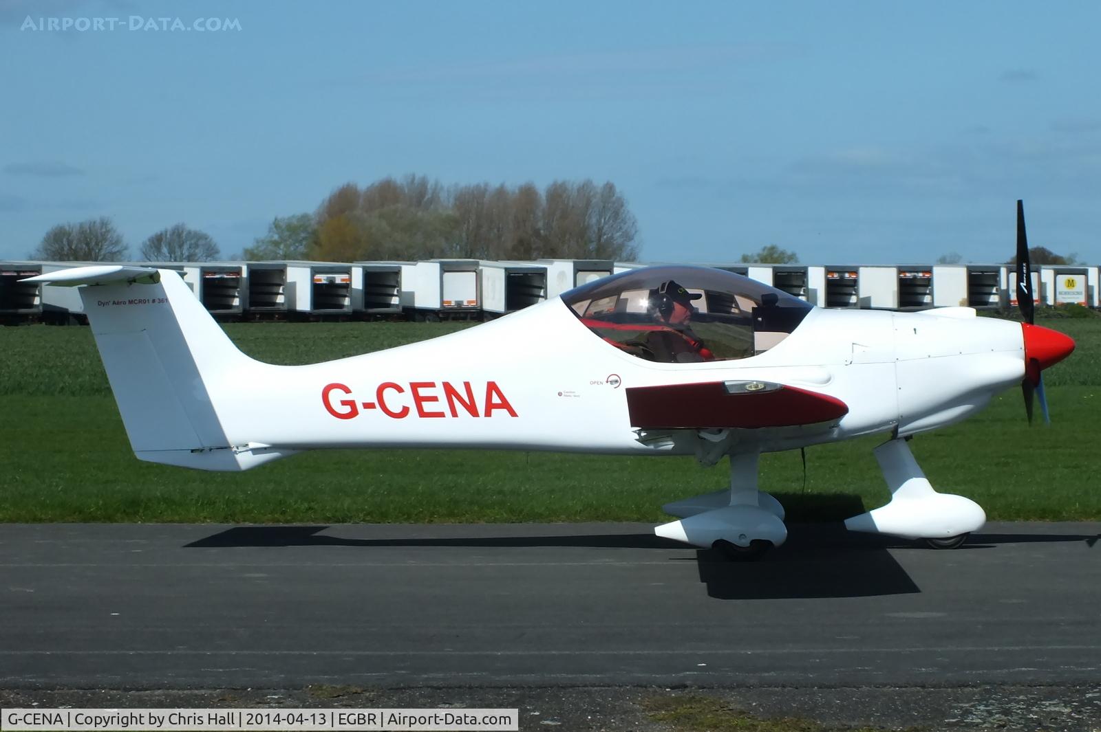 G-CENA, 2007 Dyn'Aero MCR-01 ULC Banbi C/N PFA 301B-14640, at Breighton's 'Early Bird' Fly-in 13/04/14