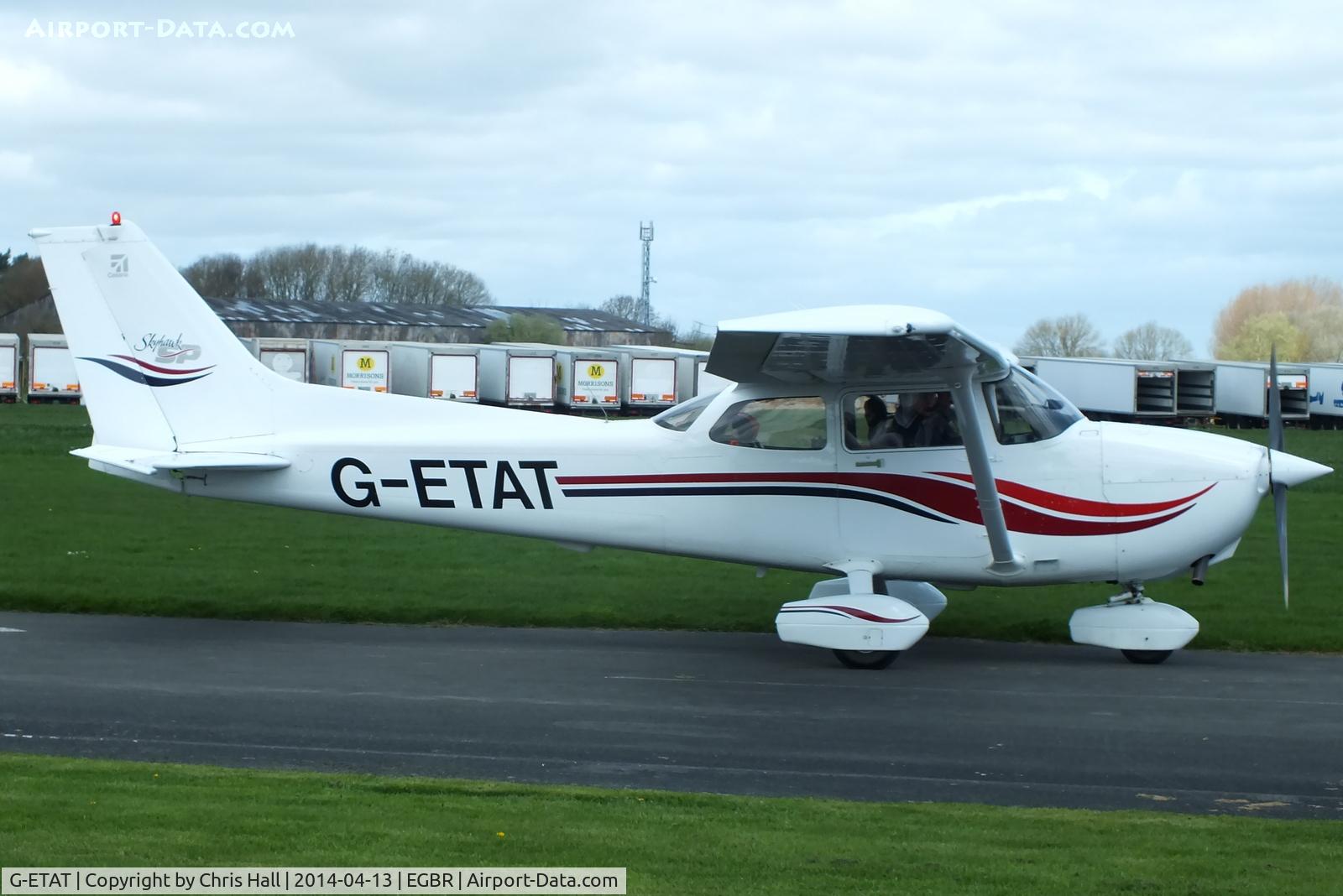 G-ETAT, 2000 Cessna 172S Skyhawk SP C/N 172S8674, at Breighton's 'Early Bird' Fly-in 13/04/14