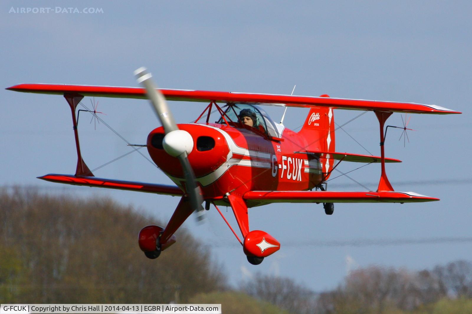 G-FCUK, 1974 Pitts S-1C Special C/N 02 (G-FCUK), at Breighton's 'Early Bird' Fly-in 13/04/14