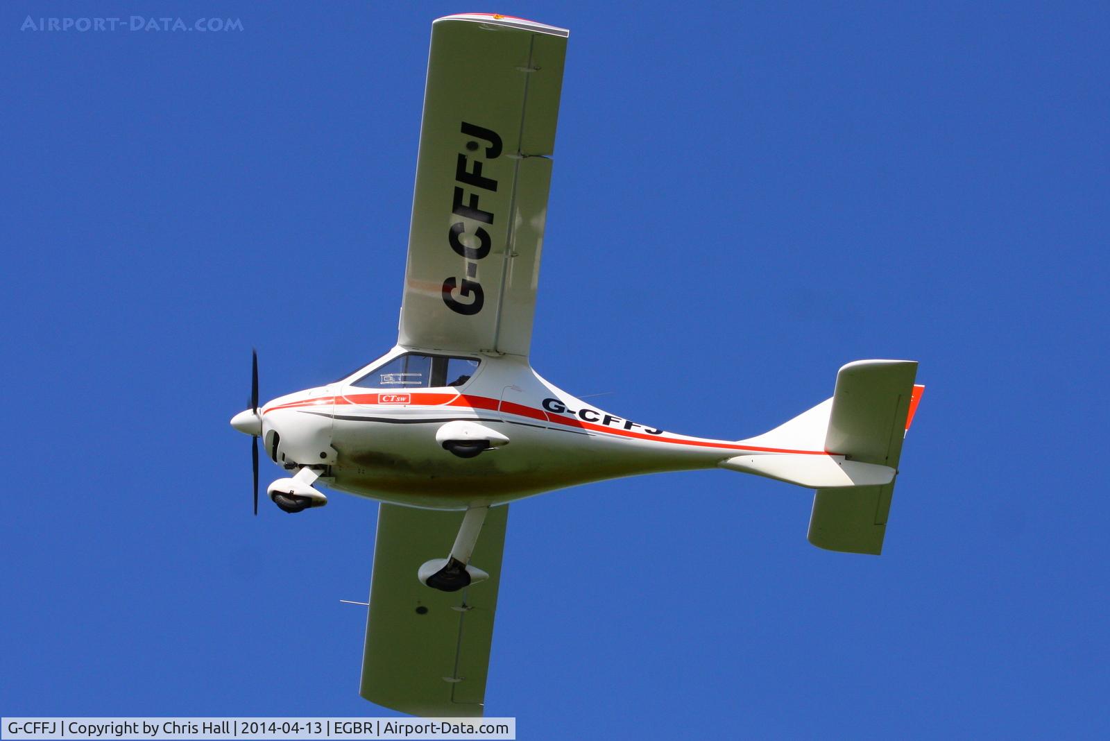 G-CFFJ, 2008 Flight Design CTSW C/N 8391, at Breighton's 'Early Bird' Fly-in 13/04/14