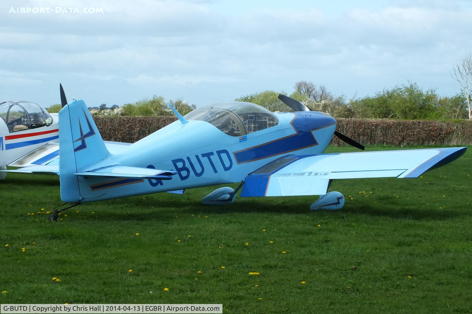 G-BUTD, 1993 Vans RV-6 C/N PFA 181-12152, at Breighton's 'Early Bird' Fly-in 13/04/14