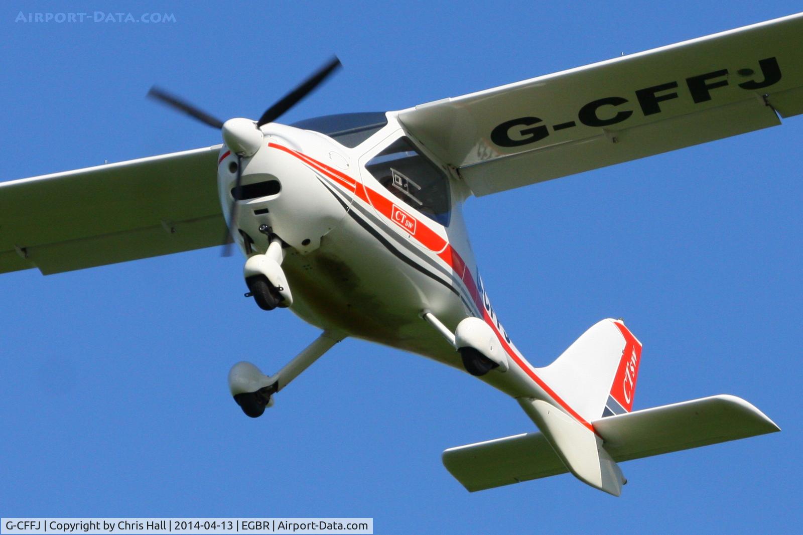G-CFFJ, 2008 Flight Design CTSW C/N 8391, at Breighton's 'Early Bird' Fly-in 13/04/14