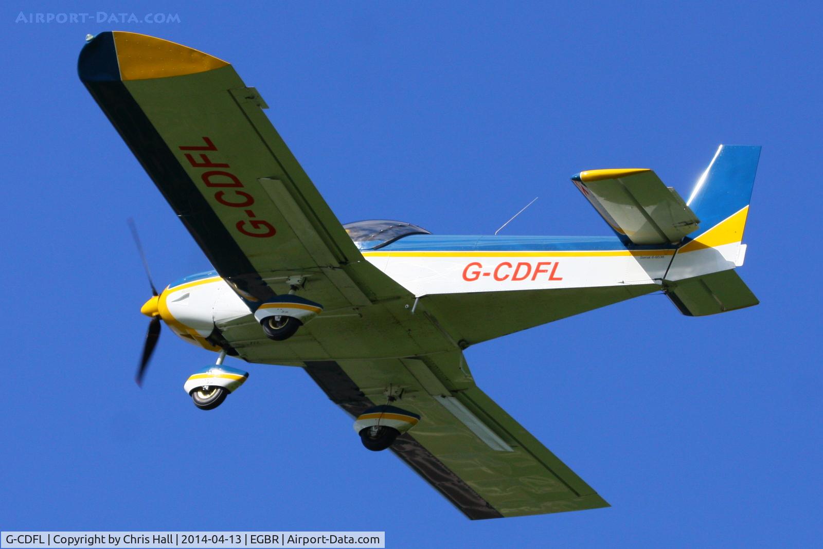 G-CDFL, 2004 Zenair CH-601UL Zodiac C/N PFA 162A-14309, at Breighton's 'Early Bird' Fly-in 13/04/14