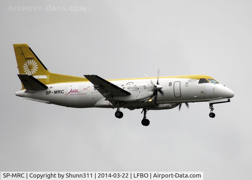 SP-MRC, 1989 Saab 340A C/N 340A-143, Landing rwy 32L