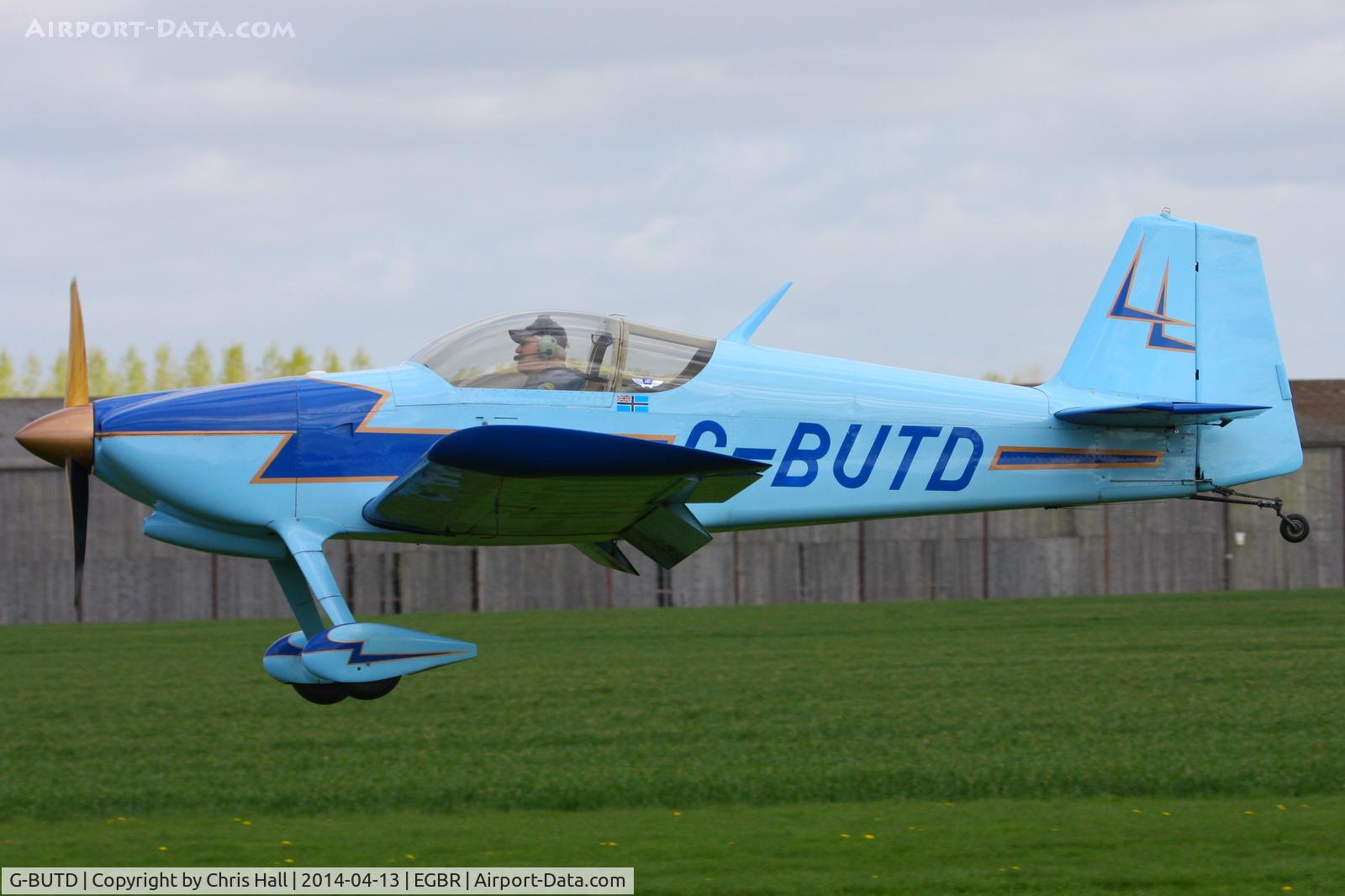 G-BUTD, 1993 Vans RV-6 C/N PFA 181-12152, at Breighton's 'Early Bird' Fly-in 13/04/14