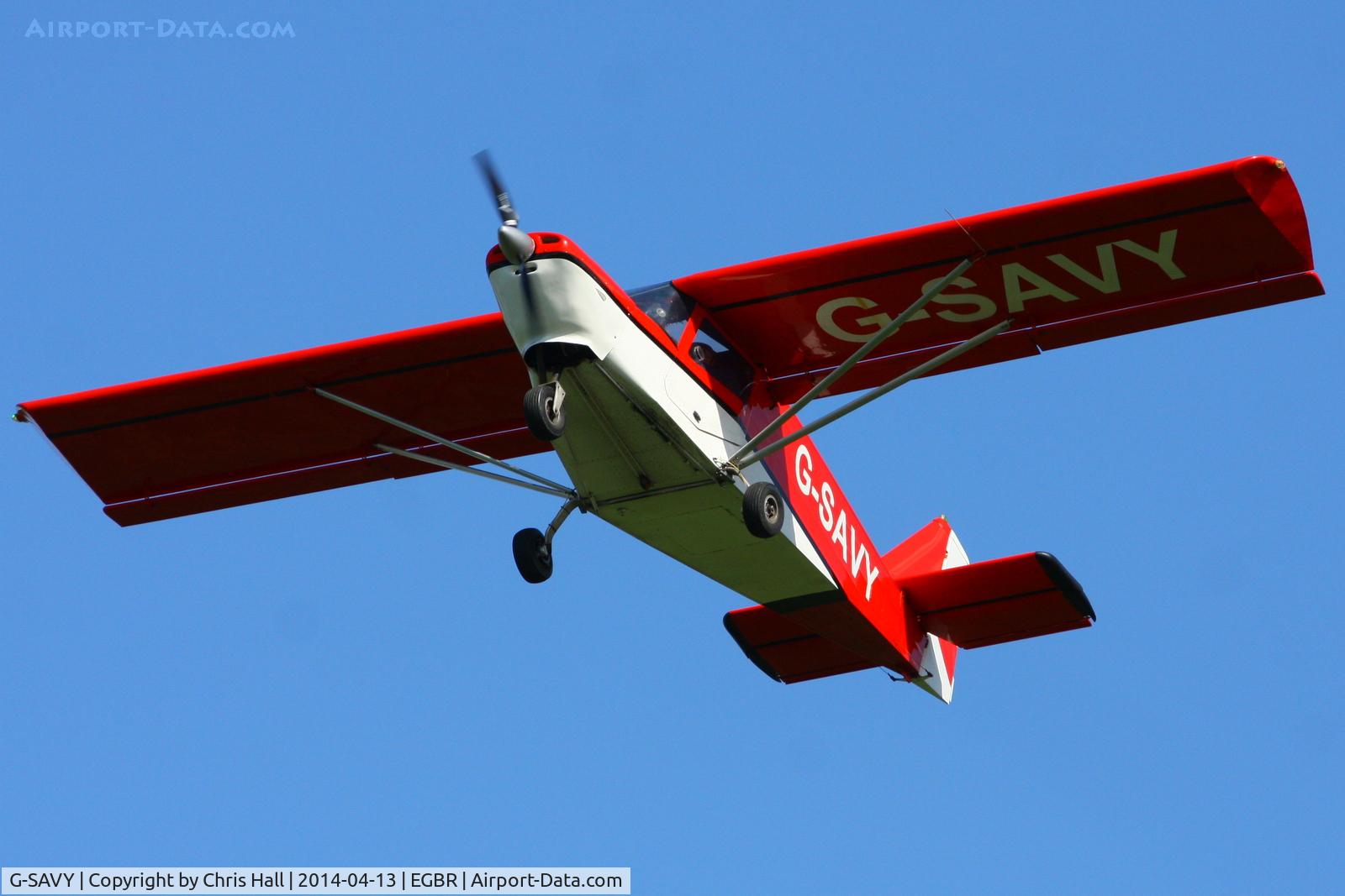 G-SAVY, 2009 ICP MXP-740 Savannah VG Jabiru(1) C/N BMAA/HB/499, at Breighton's 'Early Bird' Fly-in 13/04/14