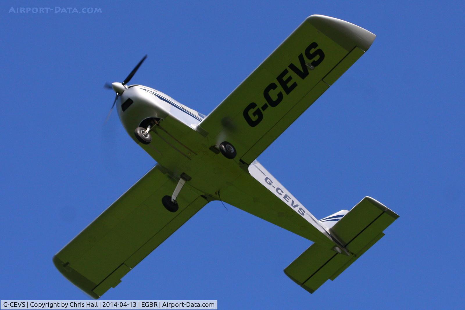 G-CEVS, 2007 Cosmik EV-97 TeamEurostar UK C/N 3102, at Breighton's 'Early Bird' Fly-in 13/04/14