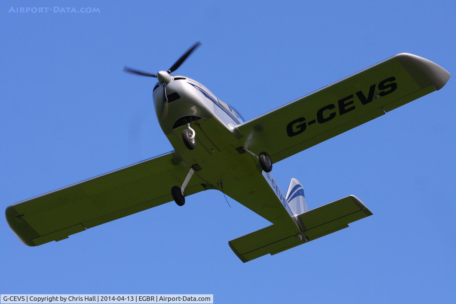 G-CEVS, 2007 Cosmik EV-97 TeamEurostar UK C/N 3102, at Breighton's 'Early Bird' Fly-in 13/04/14