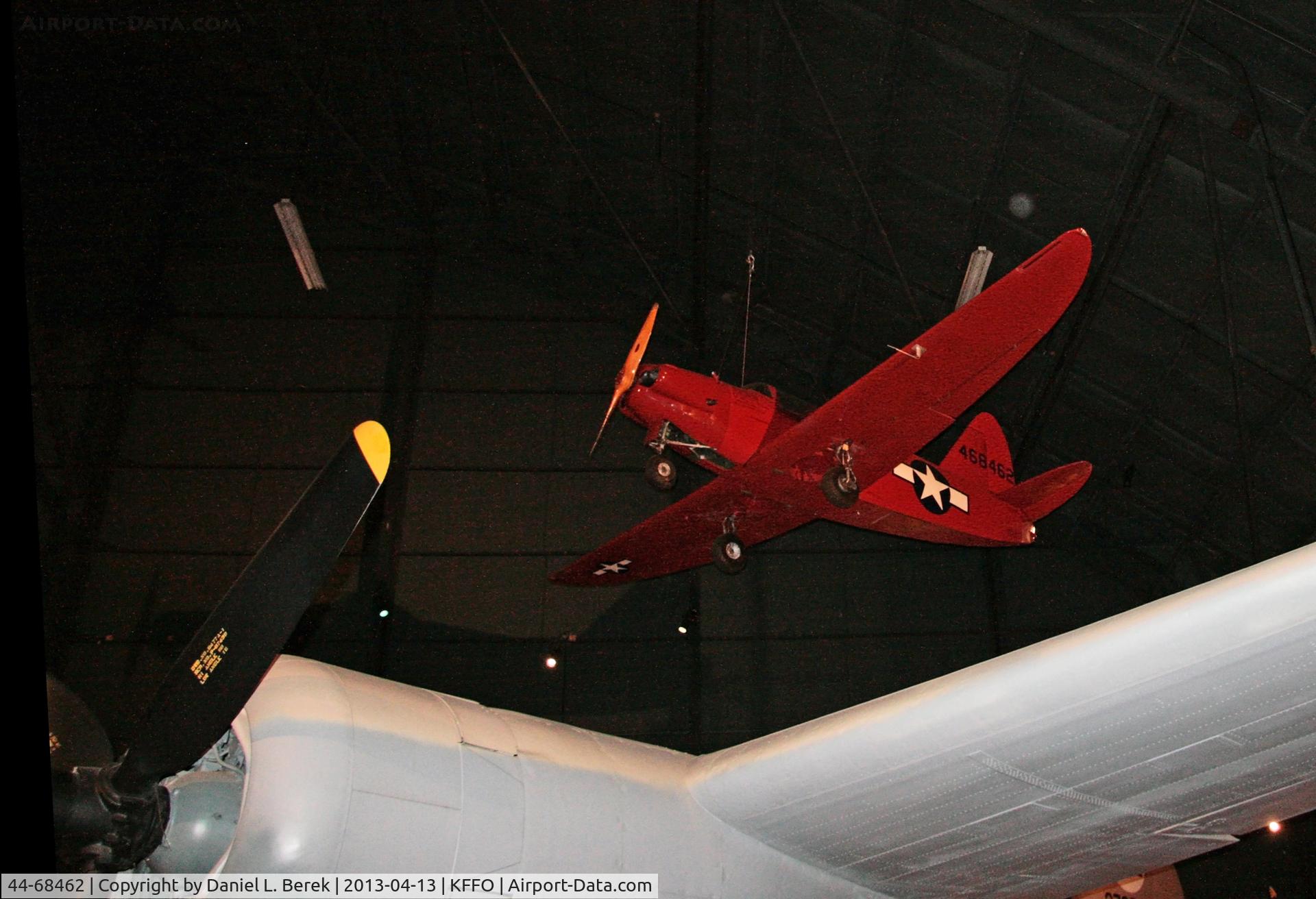 44-68462, 1944 Culver PQ-14B C/N W1059, The port wing of a B-24 frames a very nice Culver Cadet; I wish it were a lot closer me to have gotten a better shot.