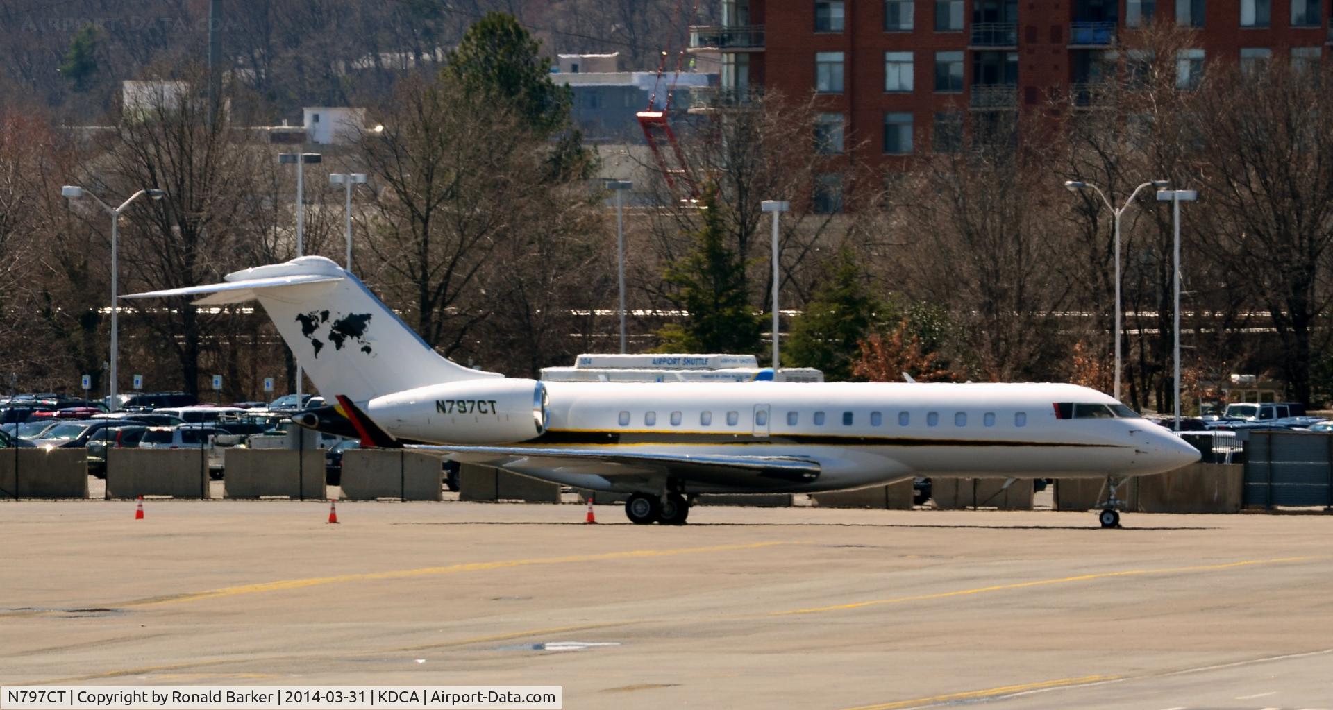 N797CT, 2011 Bombardier BD-700-1A10 Global 6000 C/N 9435, National