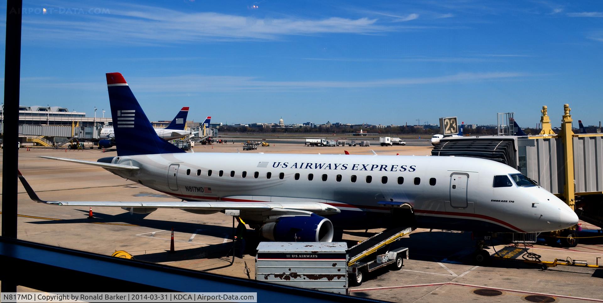 N817MD, 2004 Embraer 170SU (ERJ-170-100SU) C/N 17000038, Gate 23 National