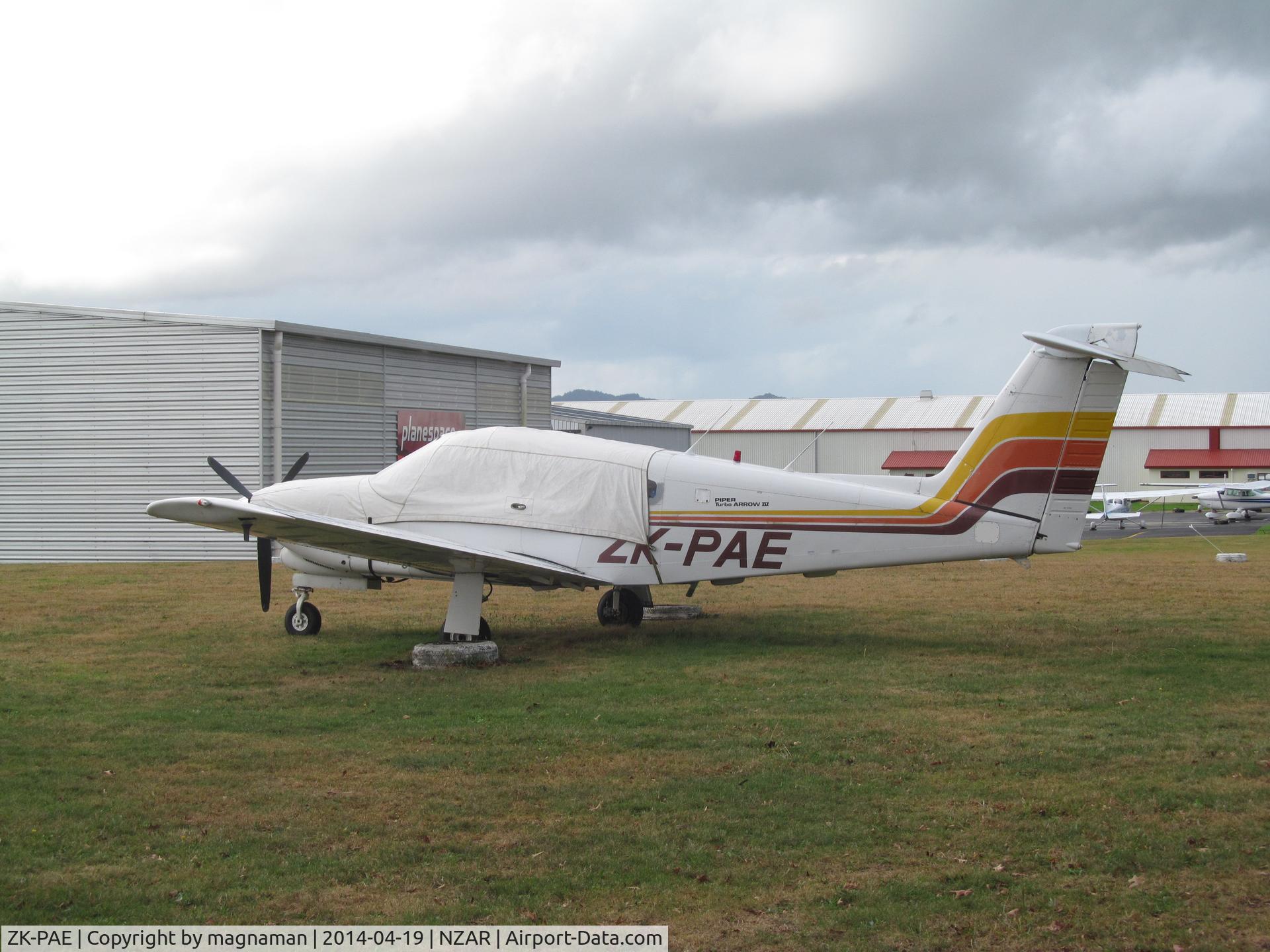 ZK-PAE, Piper PA-28RT-201T Turbo Arrow IV C/N 28R-7931016, nippy today