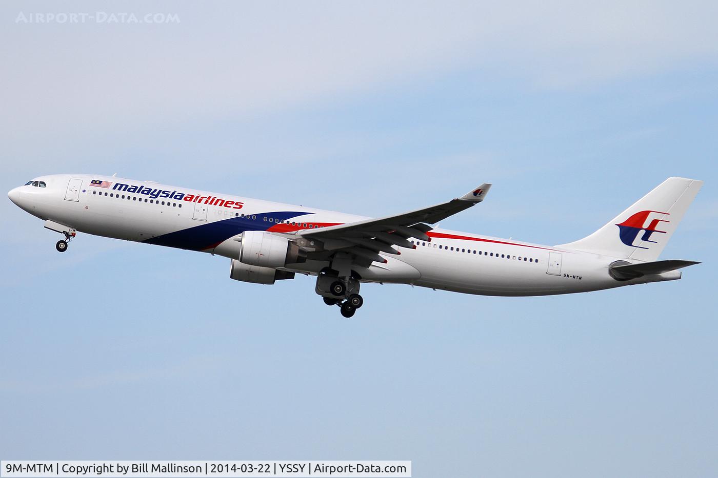 9M-MTM, 2013 Airbus A330-323X C/N 1431, away from 34L
