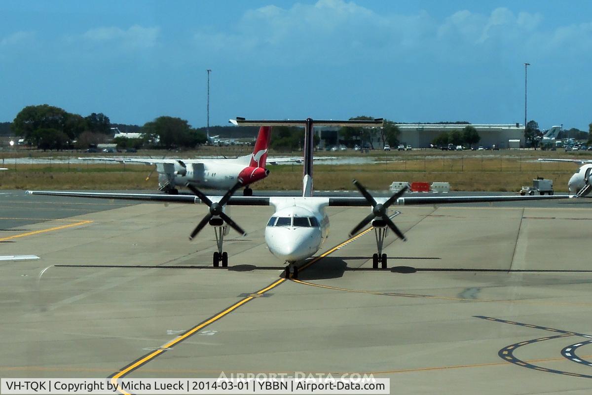VH-TQK, 2004 De Havilland Canada DHC-8-315Q Dash 8 C/N 600, At Brisbane