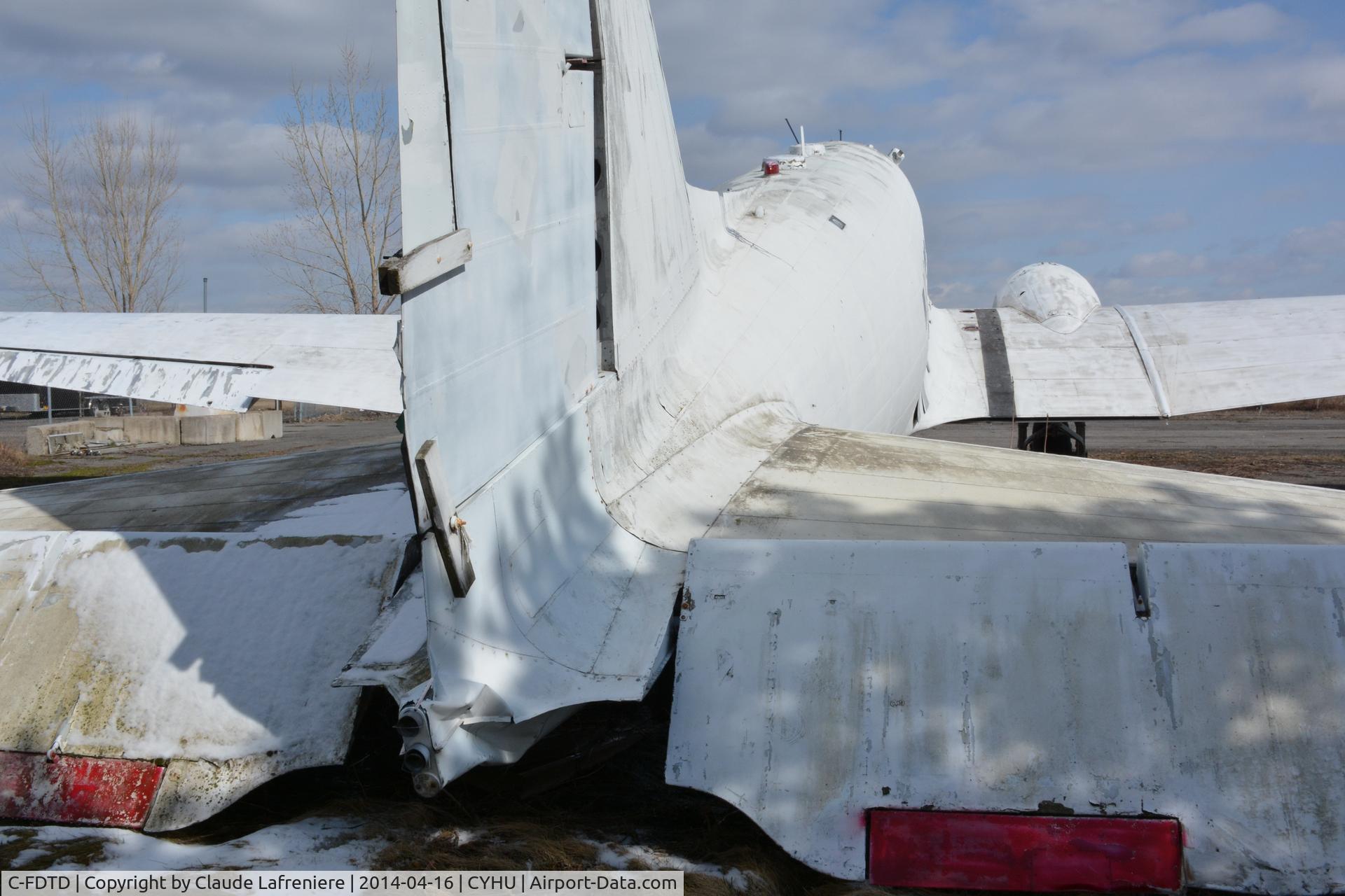 C-FDTD, 1944 Douglas C-47A-5-DK Skytrain C/N 12253, Was supposed to be  preserved part of the collection of the Air and Space Museum of Quebec (Fondation Aerovision Quebec) but he's abandoned in place since over 15 years engineless on the site of the Saint-Hubert airport.