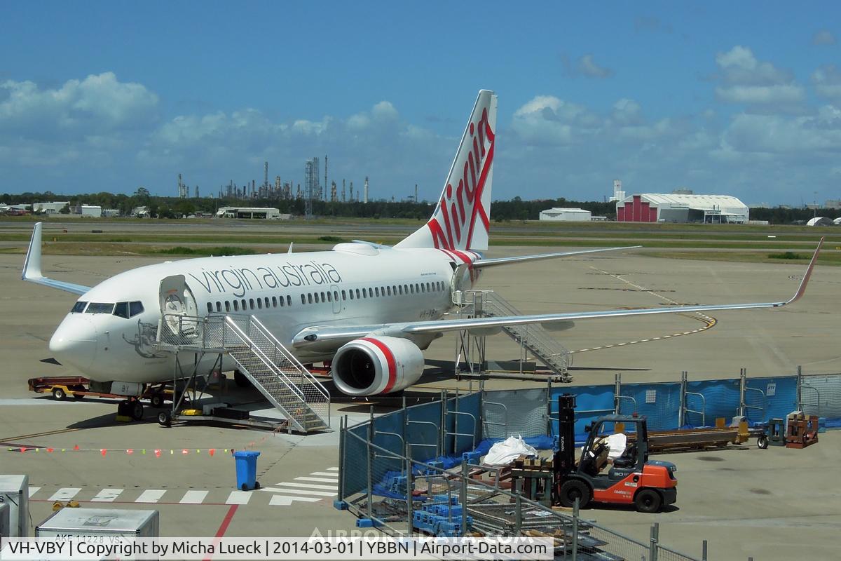 VH-VBY, 2005 Boeing 737-7FE C/N 34323, At Brisbane