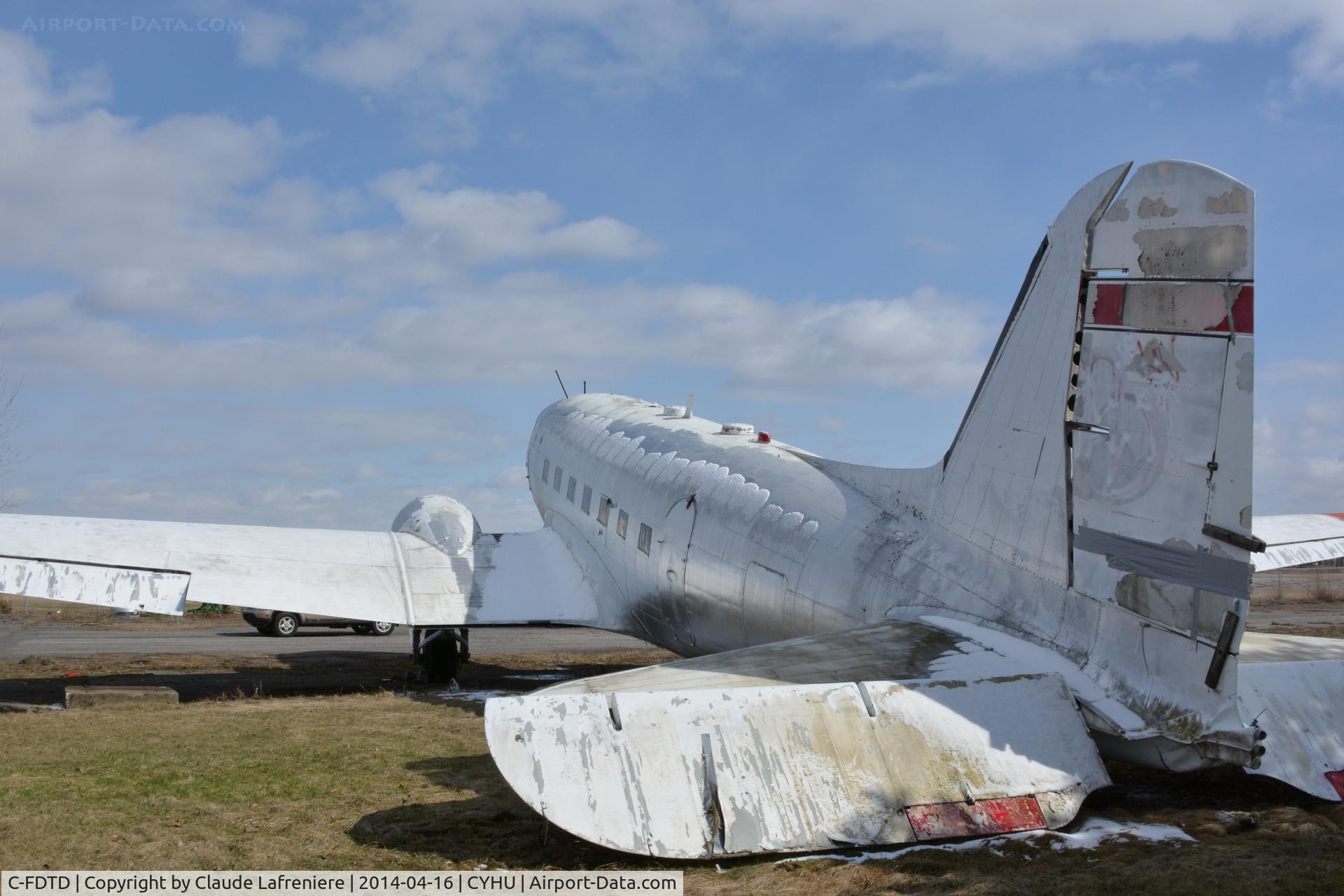 C-FDTD, 1944 Douglas C-47A-5-DK Skytrain C/N 12253, Was supposed to be  preserved part of the collection of the Air and Space Museum of Quebec (Fondation Aerovision Quebec) but he's abandoned in place since over 15 years engineless on the site of the Saint-Hubert airport.