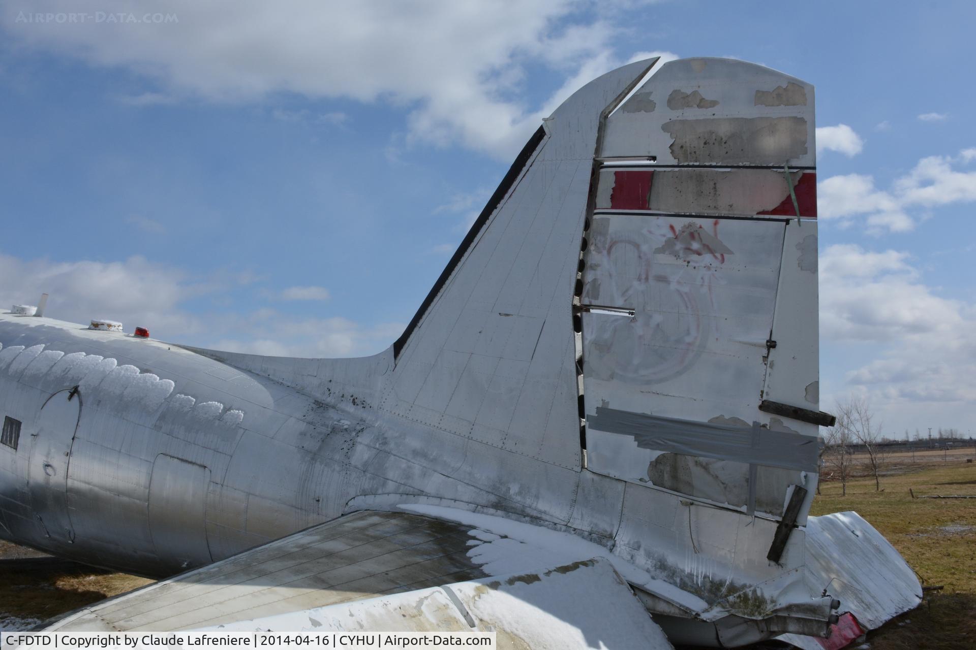 C-FDTD, 1944 Douglas C-47A-5-DK Skytrain C/N 12253, Was supposed to be  preserved part of the collection of the Air and Space Museum of Quebec (Fondation Aerovision Quebec) but he's abandoned in place since over 15 years engineless on the site of the Saint-Hubert airport.