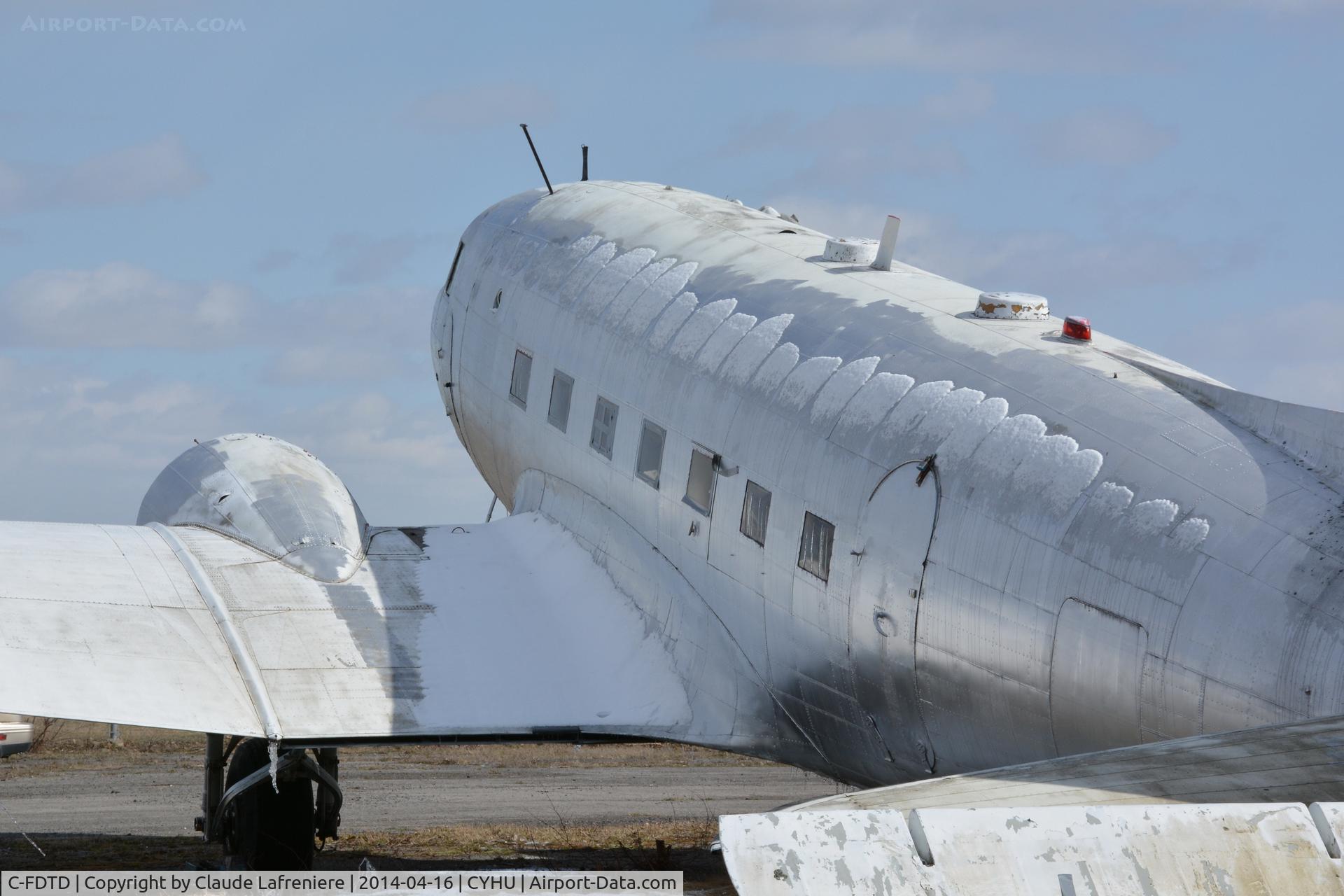 C-FDTD, 1944 Douglas C-47A-5-DK Skytrain C/N 12253, Was supposed to be  preserved part of the collection of the Air and Space Museum of Quebec (Fondation Aerovision Quebec) but he's abandoned in place since over 15 years engineless on the site of the Saint-Hubert airport.