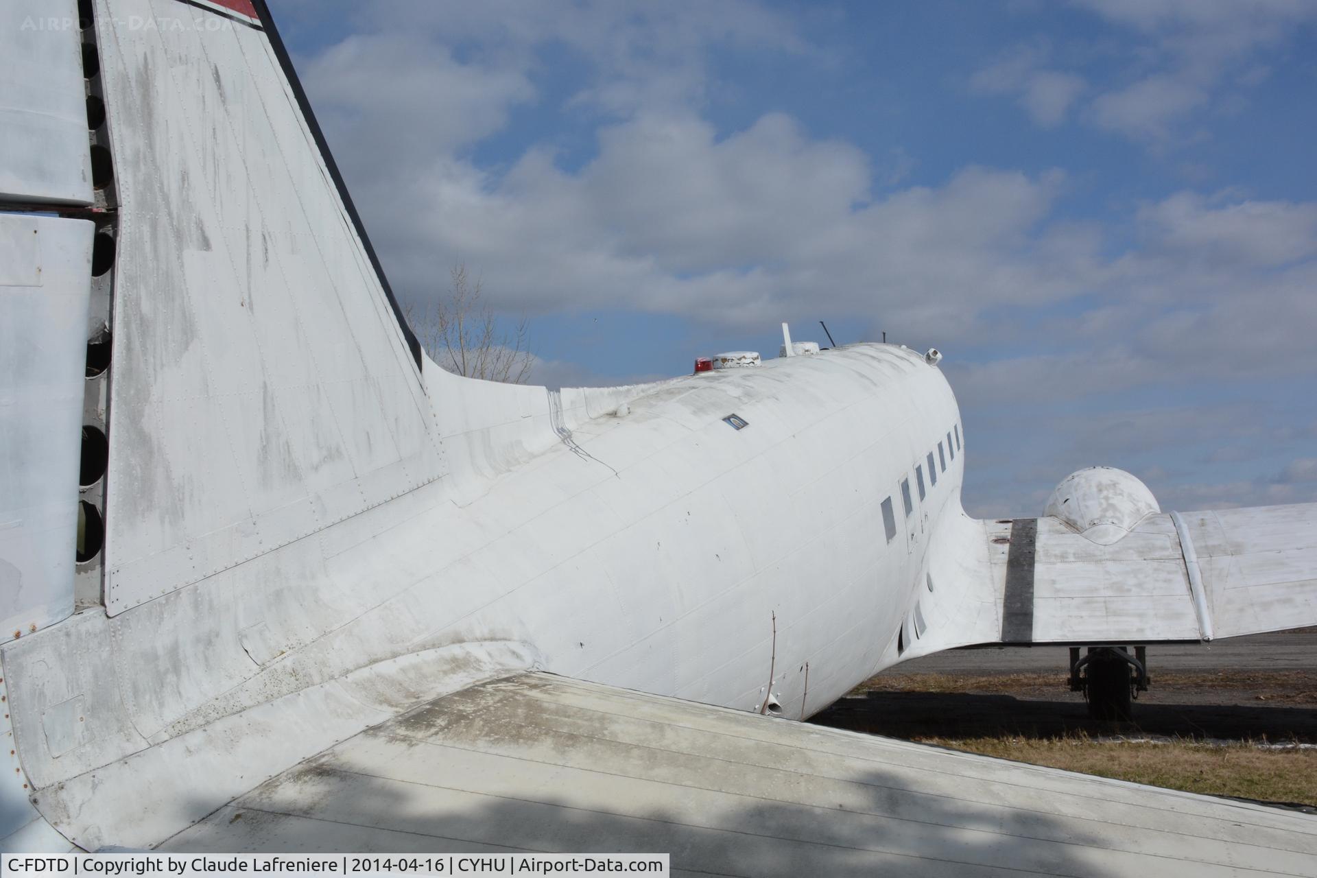 C-FDTD, 1944 Douglas C-47A-5-DK Skytrain C/N 12253, Was supposed to be  preserved part of the collection of the Air and Space Museum of Quebec (Fondation Aerovision Quebec) but he's abandoned in place since over 15 years engineless on the site of the Saint-Hubert airport.