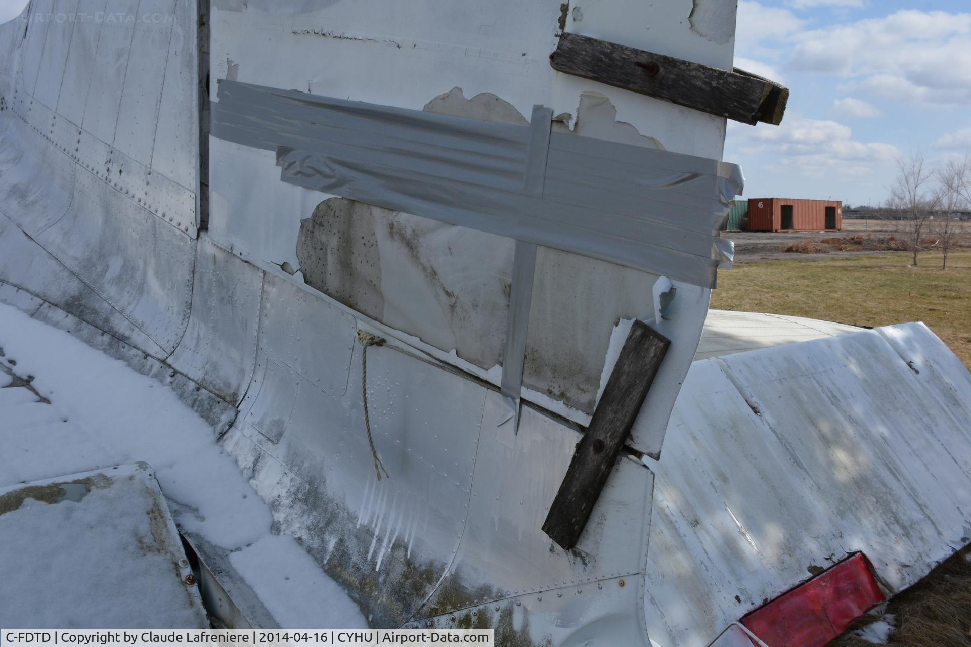 C-FDTD, 1944 Douglas C-47A-5-DK Skytrain C/N 12253, Was supposed to be  preserved part of the collection of the Air and Space Museum of Quebec (Fondation Aerovision Quebec) but he's abandoned in place since over 15 years engineless on the site of the Saint-Hubert airport.