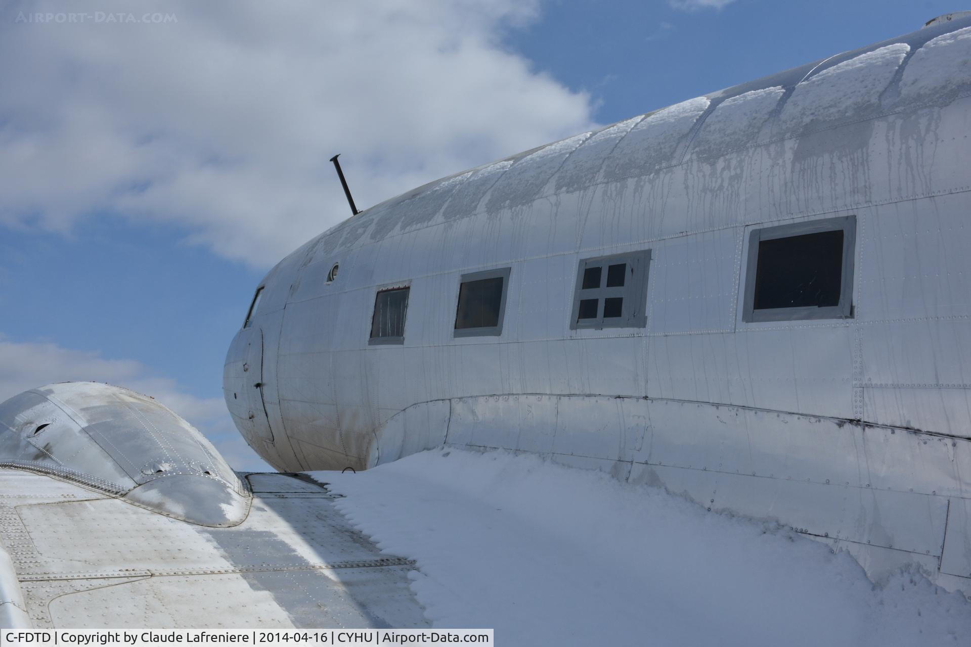 C-FDTD, 1944 Douglas C-47A-5-DK Skytrain C/N 12253, Was supposed to be  preserved part of the collection of the Air and Space Museum of Quebec (Fondation Aerovision Quebec) but he's abandoned in place since over 15 years engineless on the site of the Saint-Hubert airport.