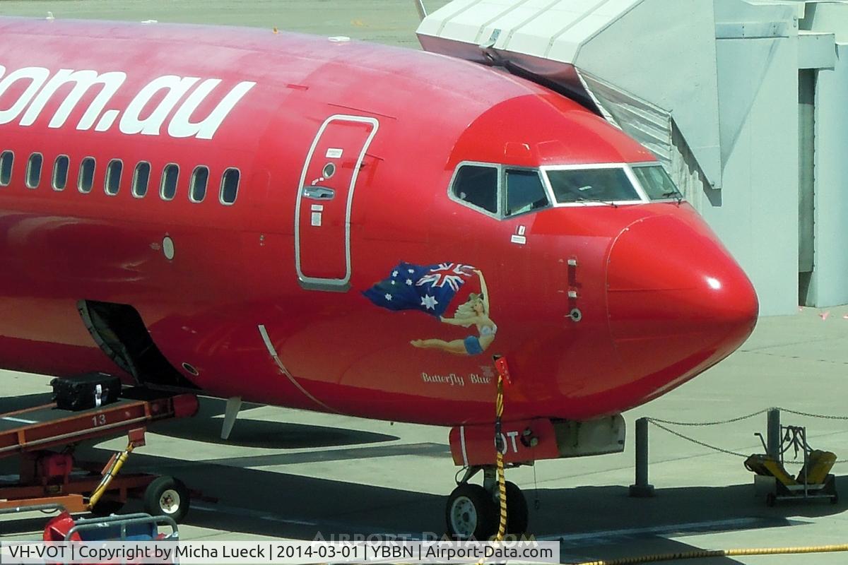 VH-VOT, 2004 Boeing 737-8FE C/N 33801, Faded colours of Butterfly Blue