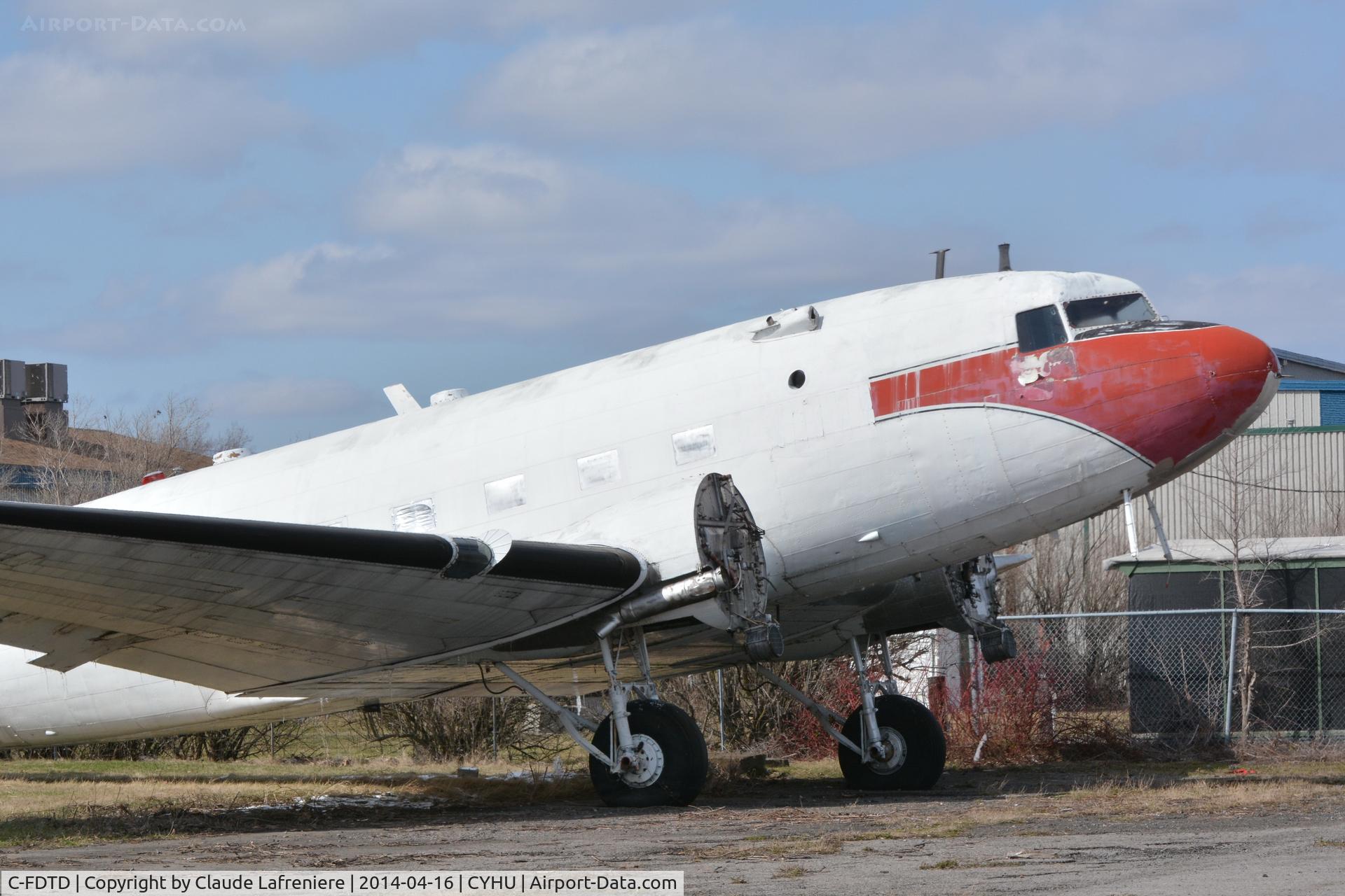 C-FDTD, 1944 Douglas C-47A-5-DK Skytrain C/N 12253, Was supposed to be  preserved part of the collection of the Air and Space Museum of Quebec (Fondation Aerovision Quebec) but he's abandoned in place since over 15 years engineless on the site of the Saint-Hubert airport.