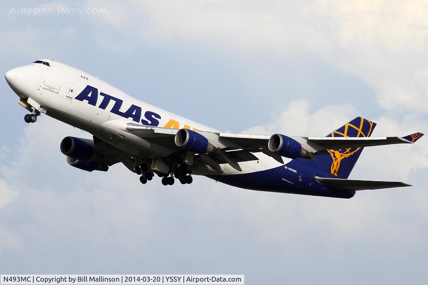 N493MC, 1998 Boeing 747-47UF C/N 29254, off from 34L