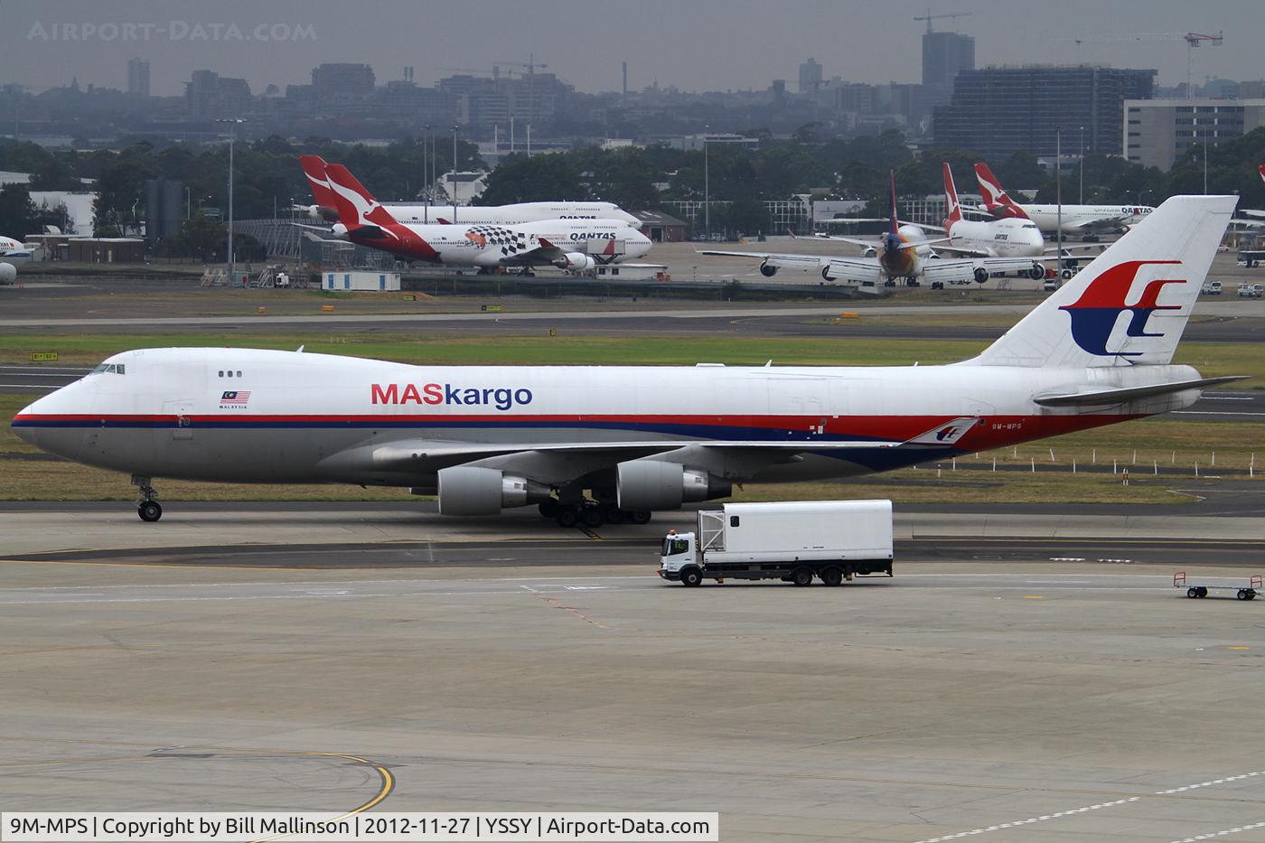 9M-MPS, 2006 Boeing 747-4H6F C/N 29902, taxiing to Cargo area