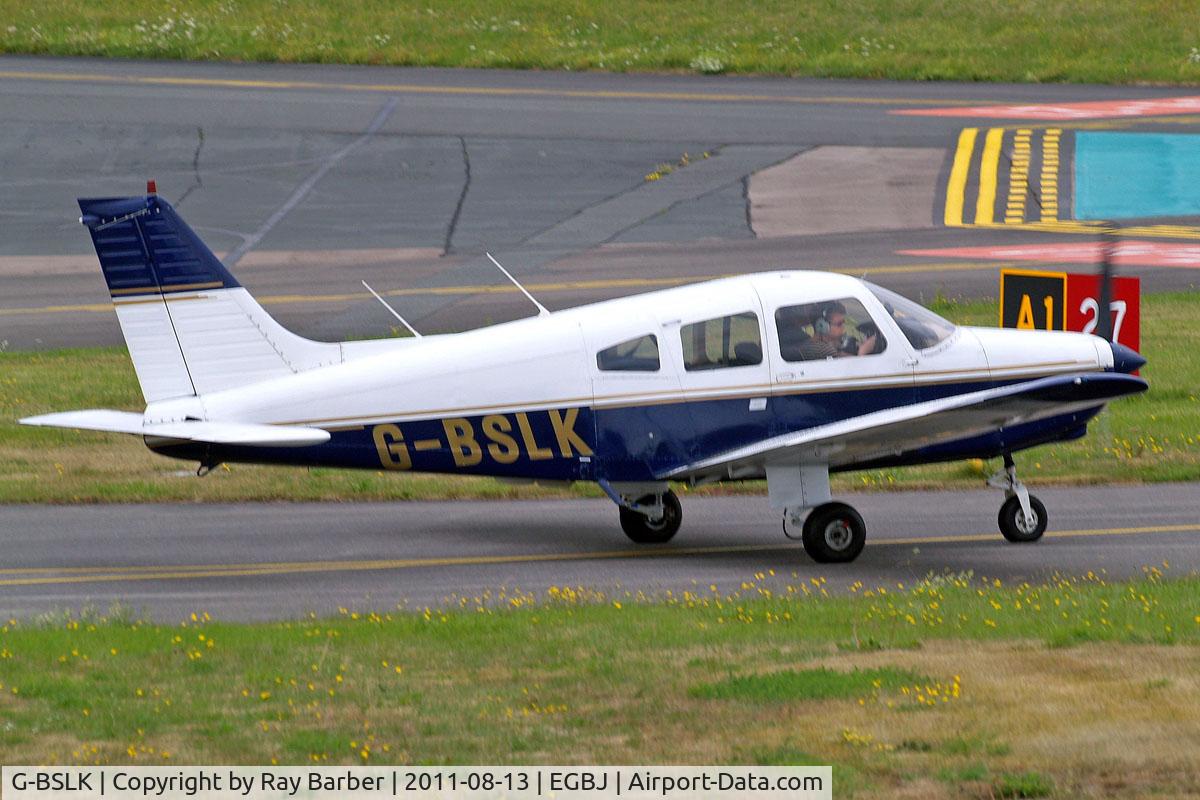 G-BSLK, 1979 Piper PA-28-161 Cherokee Warrior II C/N 28-7916018, Piper PA-28-161 Warrior II [28-7916018] Staverton~G 13/08/2011