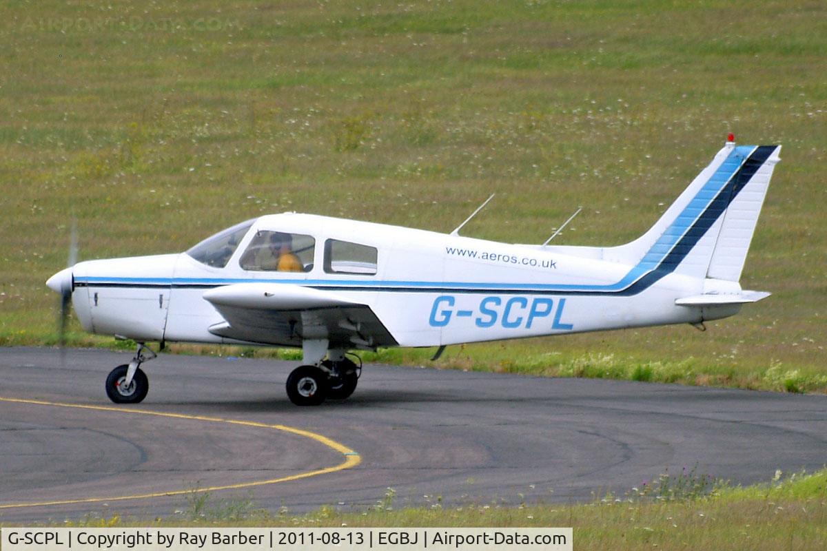 G-SCPL, 1977 Piper PA-28-140 Cherokee Cruiser C/N 28-7725160, Piper PA-28-140 Cherokee Cruiser [28-7725160] Staverton~G 13/08/2011
