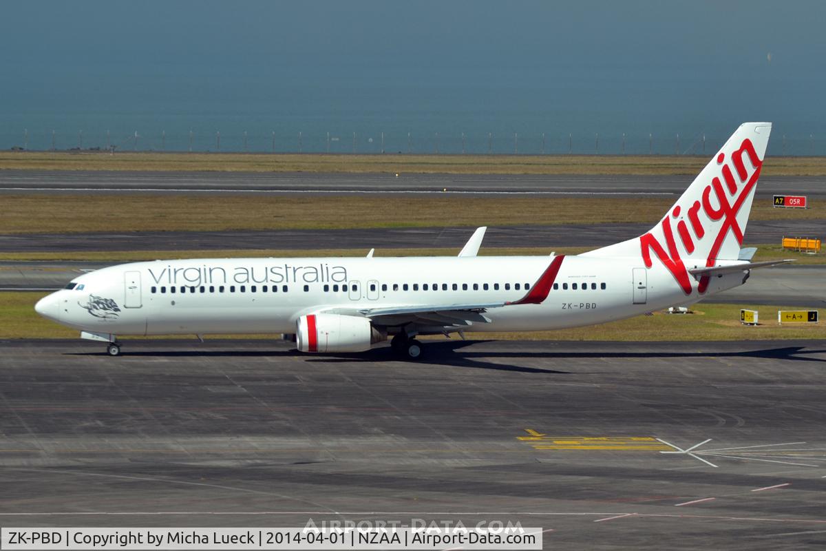 ZK-PBD, 2004 Boeing 737-8FE C/N 33996, At Auckland