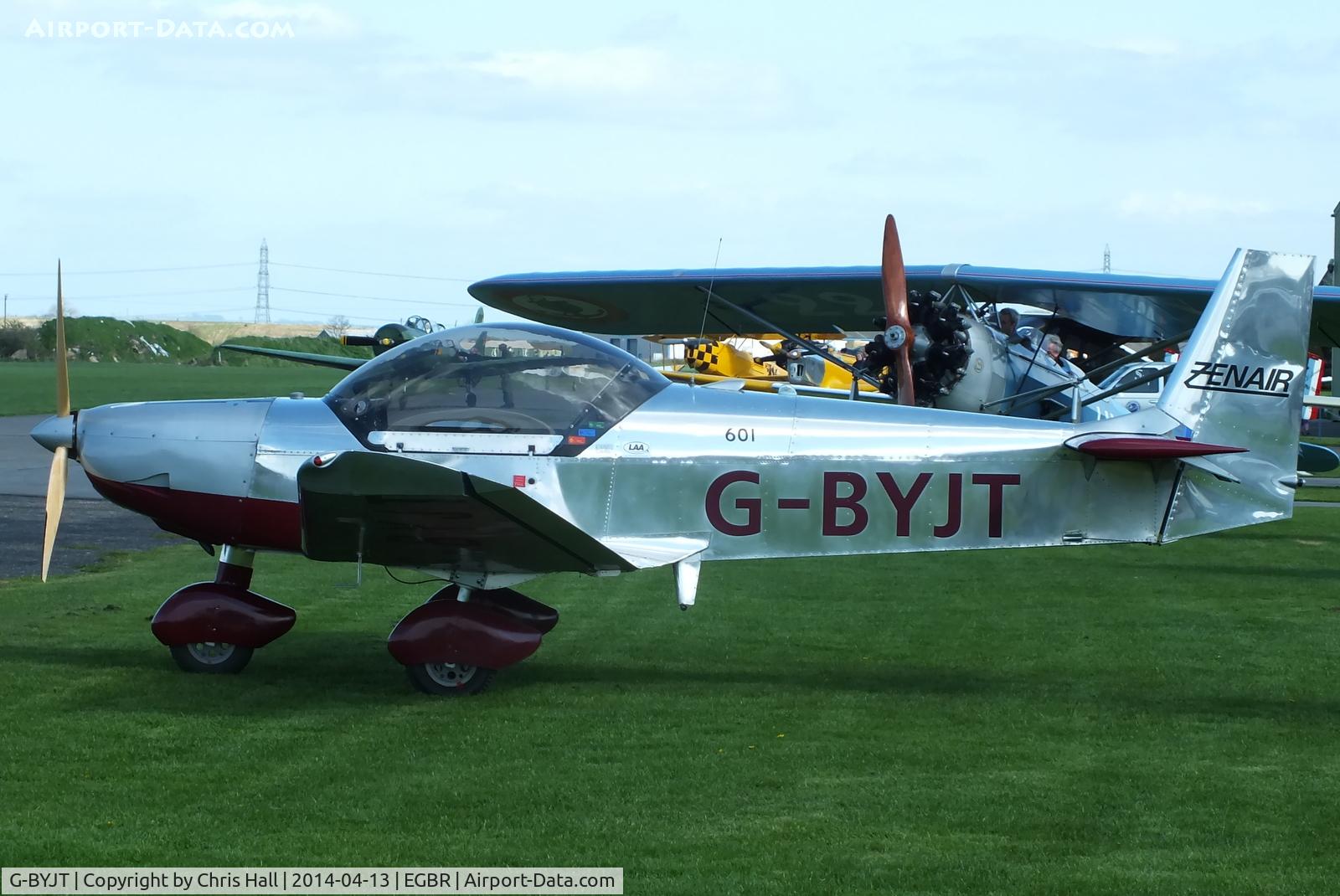 G-BYJT, 1999 Zenair CH-601HD C/N PFA 162-13130, at Breighton's 'Early Bird' Fly-in 13/04/14