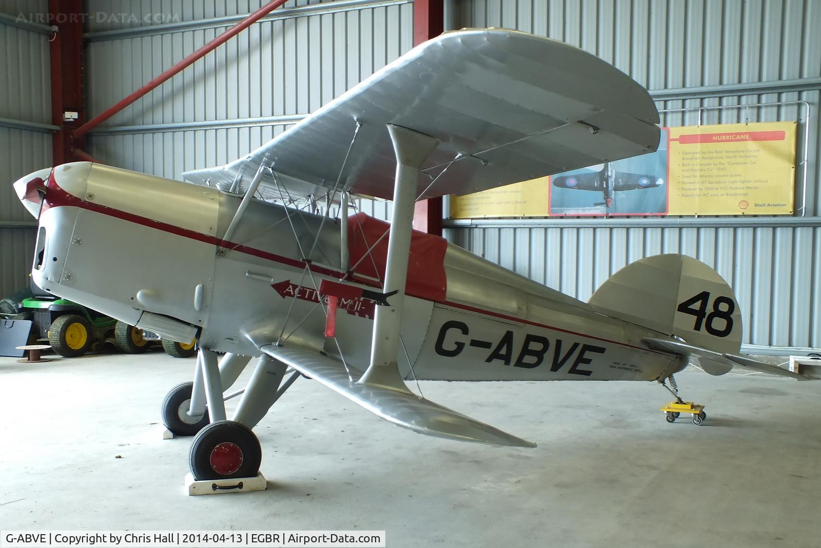 G-ABVE, 1932 Arrow Active 2 C/N 2, at Breighton's 'Early Bird' Fly-in 13/04/14