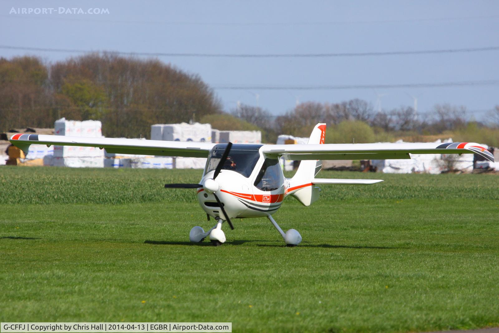 G-CFFJ, 2008 Flight Design CTSW C/N 8391, at Breighton's 'Early Bird' Fly-in 13/04/14