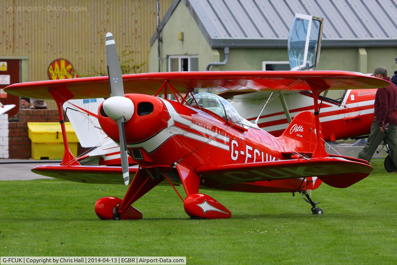 G-FCUK, 1974 Pitts S-1C Special C/N 02 (G-FCUK), at Breighton's 'Early Bird' Fly-in 13/04/14