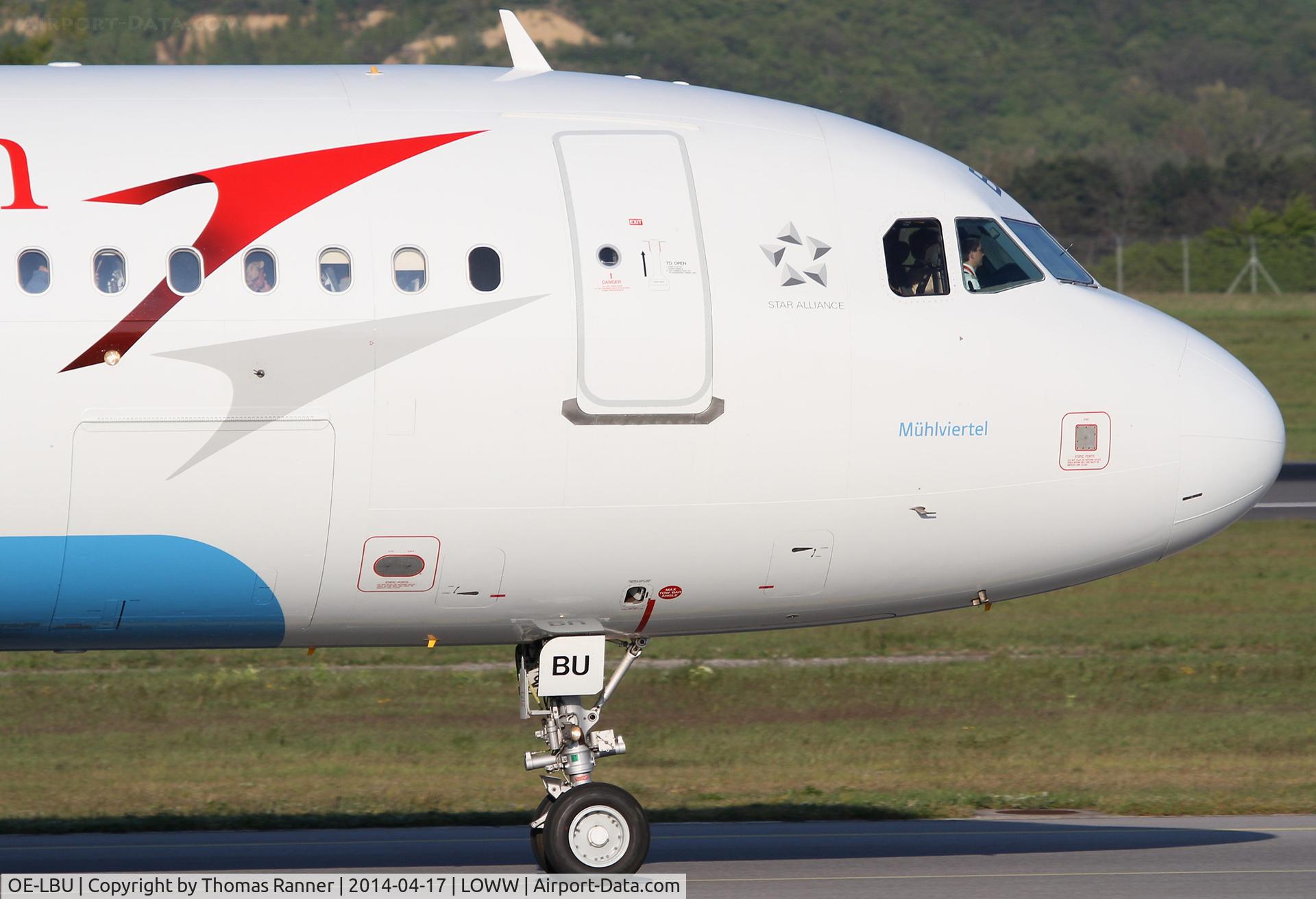 OE-LBU, 2001 Airbus A320-214 C/N 1478, Austrian A320
