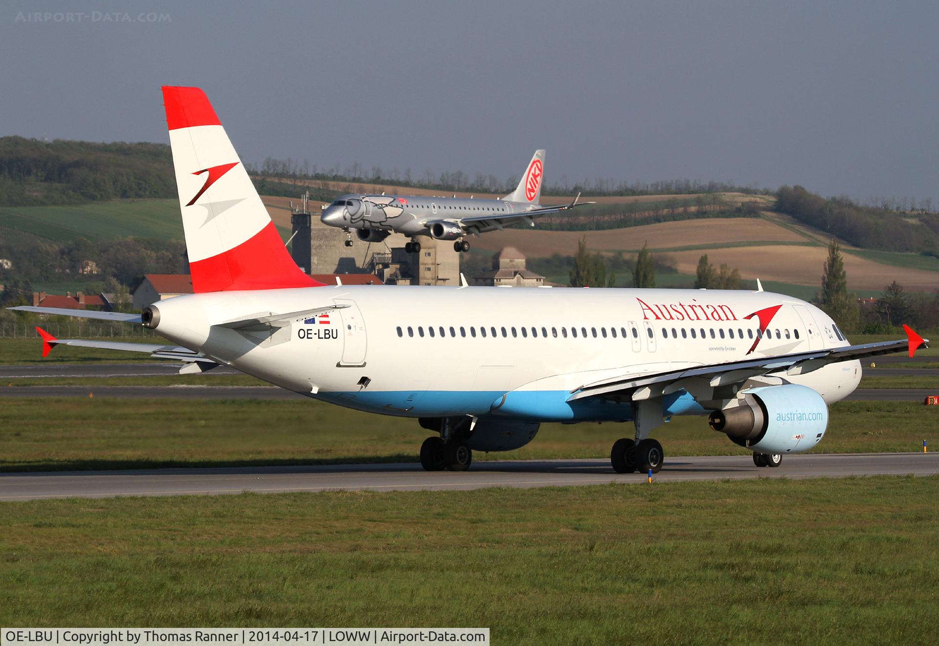 OE-LBU, 2001 Airbus A320-214 C/N 1478, Austrian A320