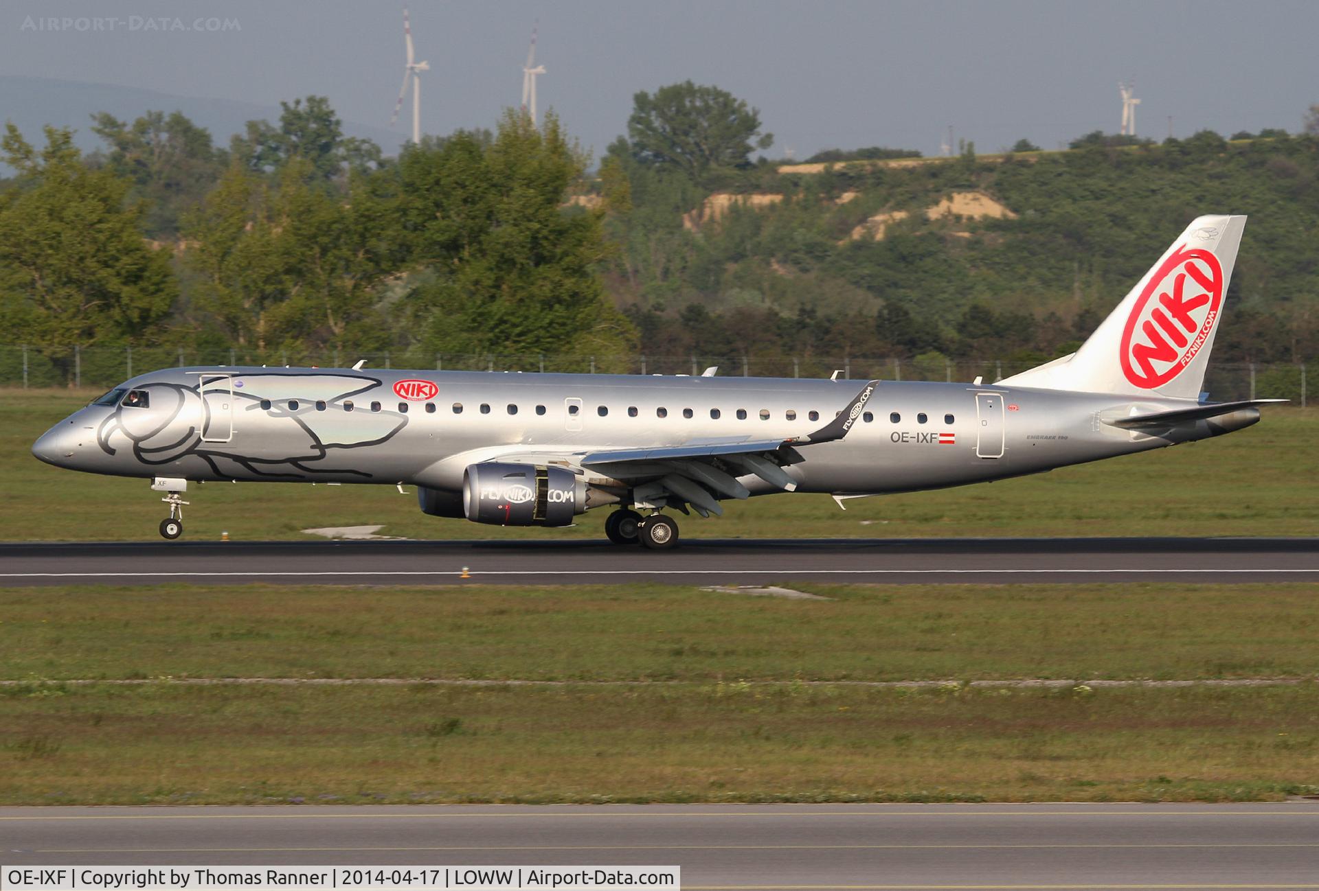 OE-IXF, 2011 Embraer 190LR (ERJ-190-100LR) C/N 19000420, Niki Emb190